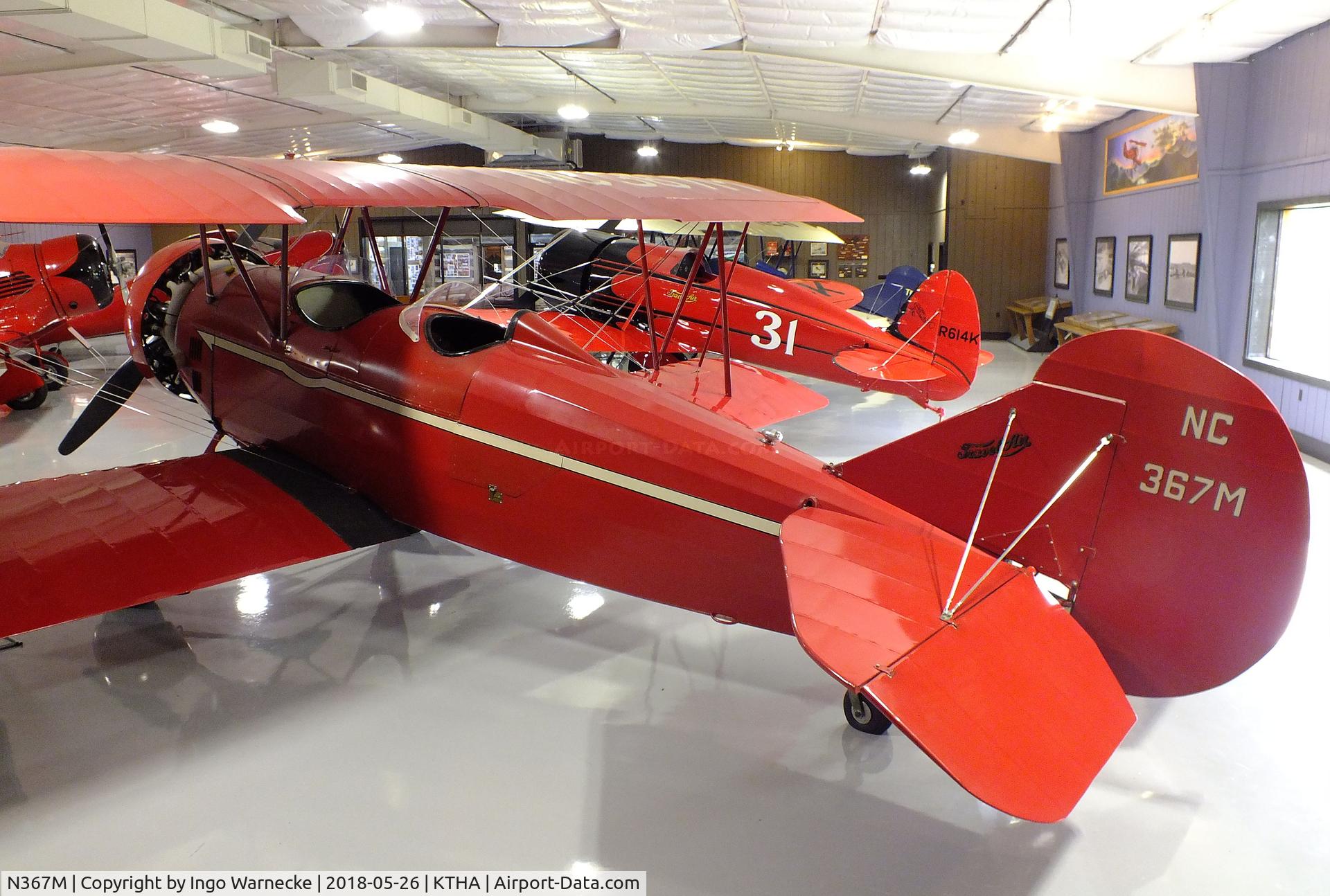 N367M, 1929 Curtiss-Wright Travel Air 4000 C/N 1295, Curtiss-Wright Travel Air 4000 at the Beechcraft Heritage Museum, Tullahoma TN
