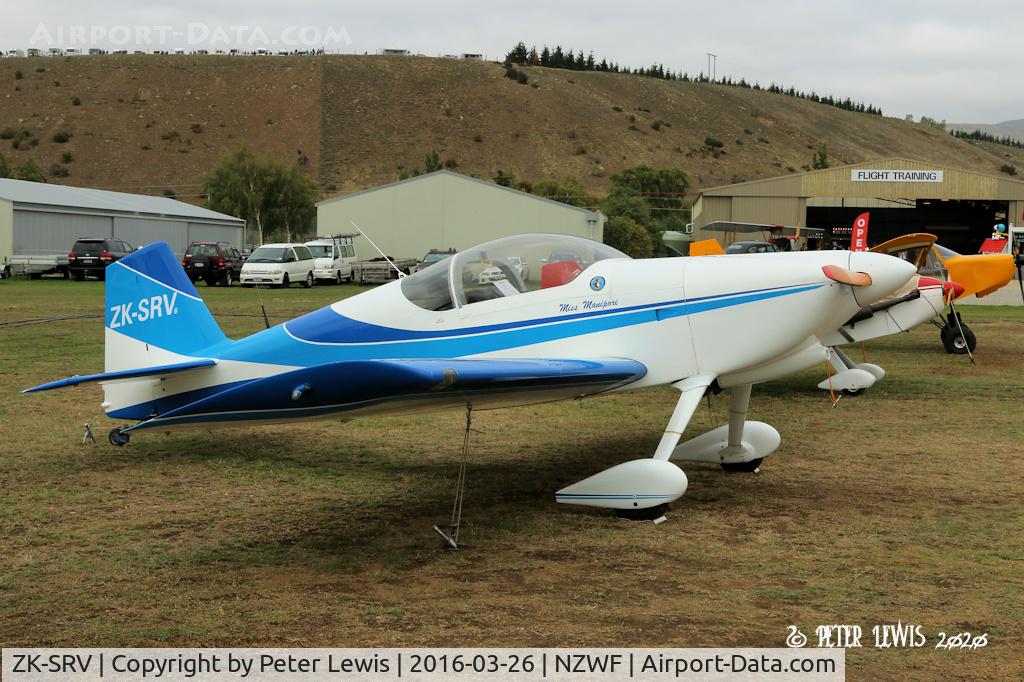 ZK-SRV, Vans RV-6 C/N 20344, A S Chartres, Te Anau