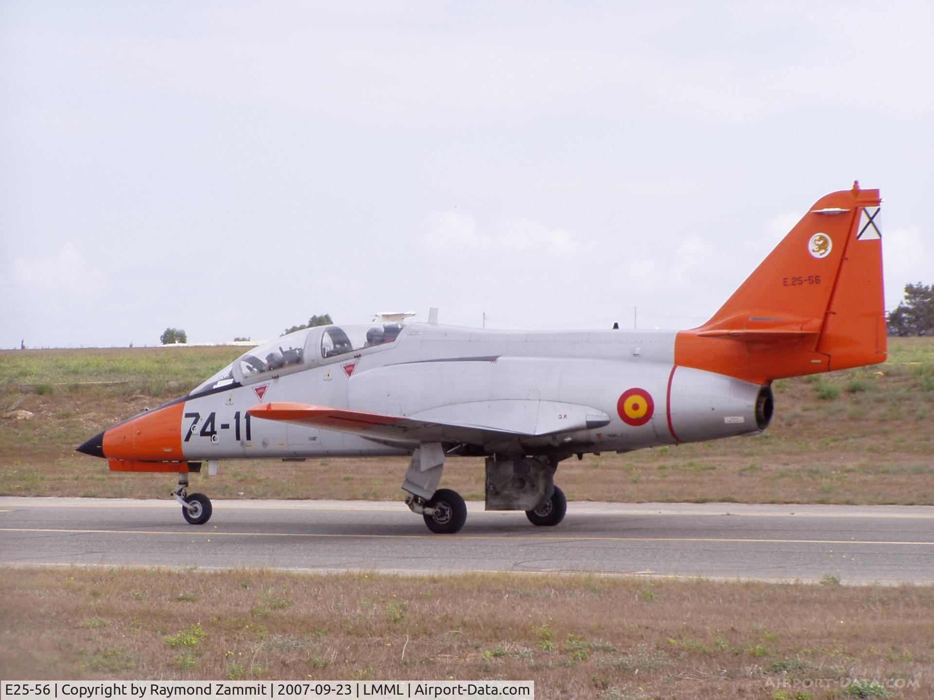 E25-56, CASA C-101EB Aviojet C/N EB01-56-58, CASA 101EB Aviojet E.25-56/74-11 Spanish Air Force