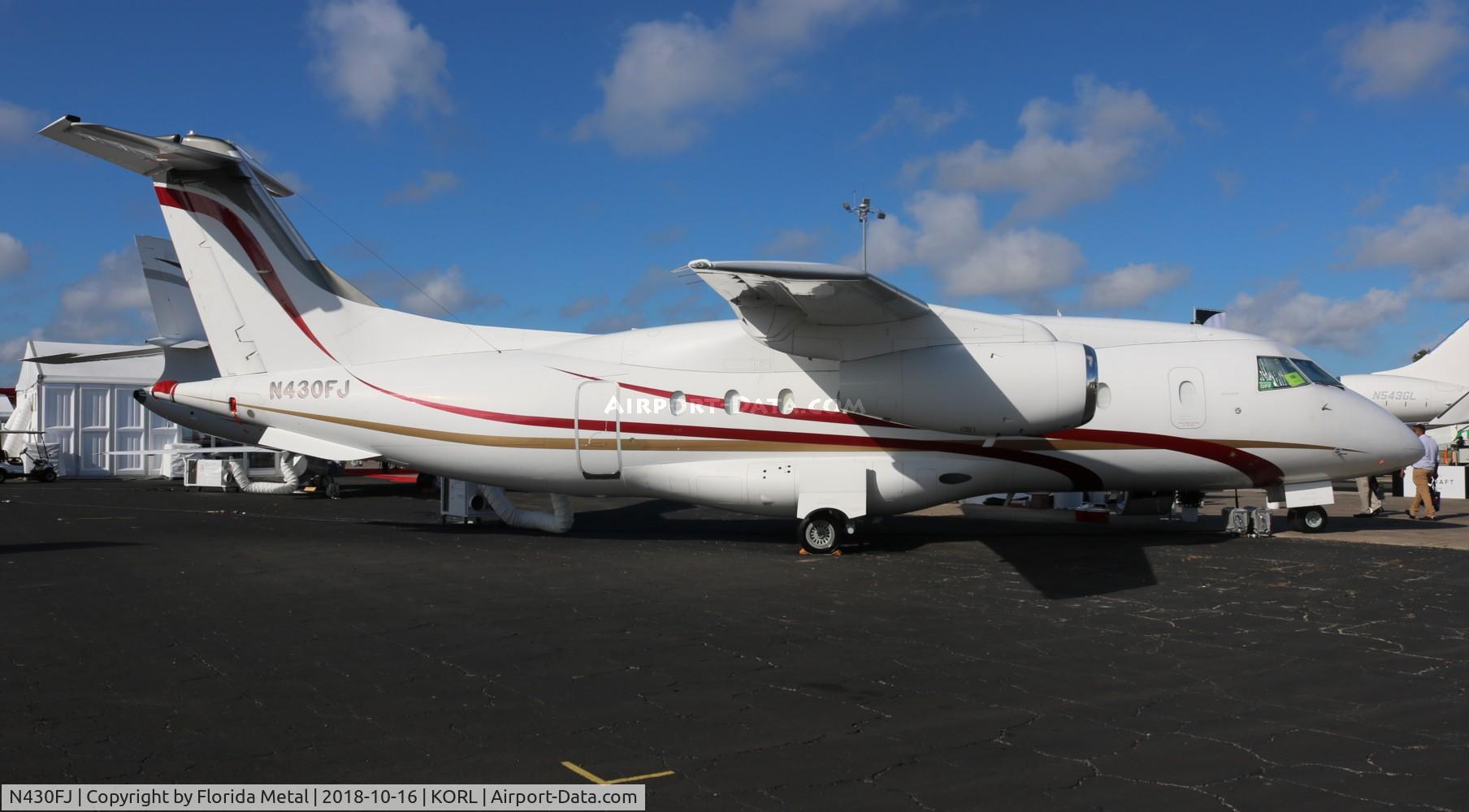 N430FJ, 2002 Fairchild Dornier 328-300 328JET C/N 3209, NBAA 2018
