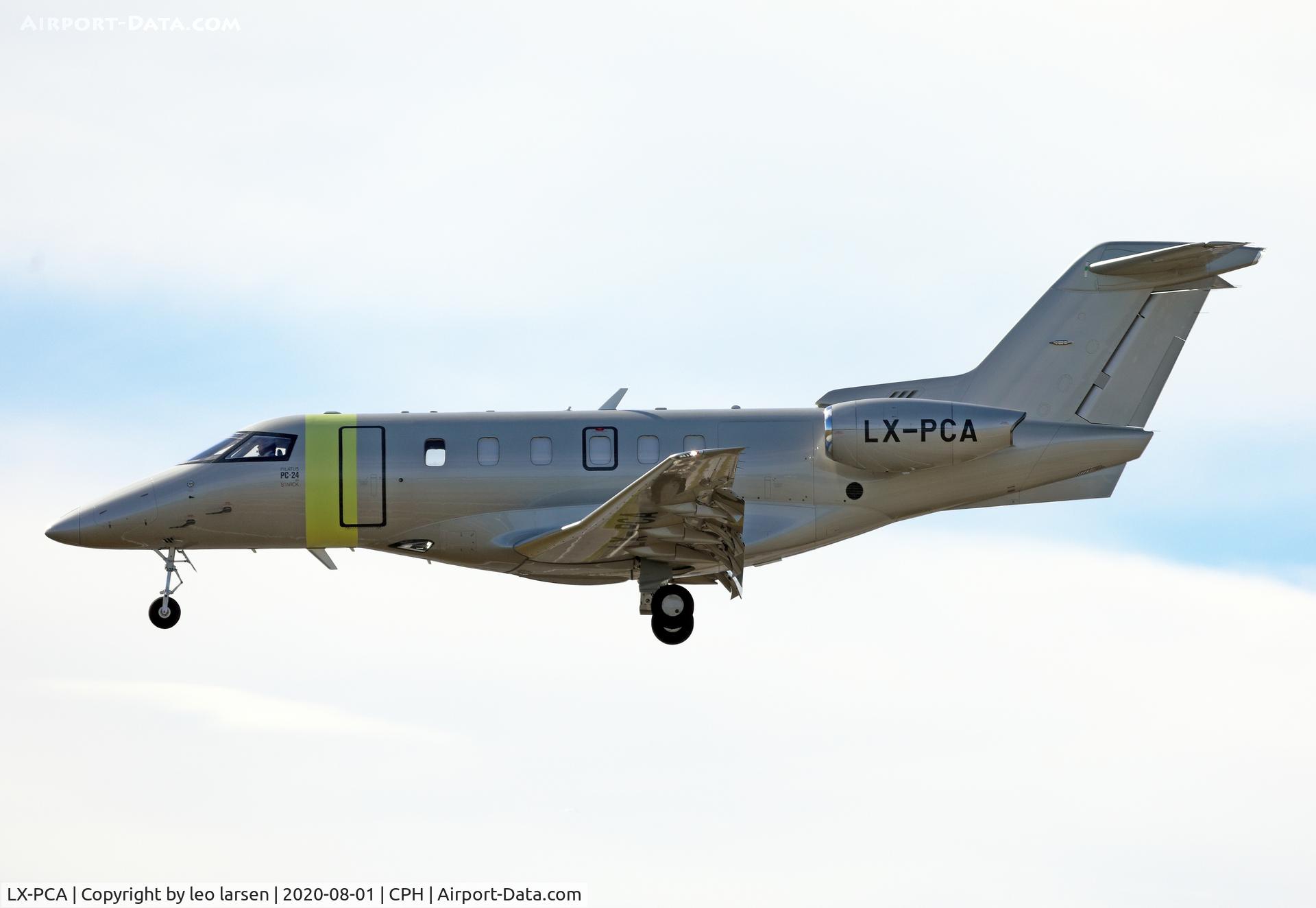 LX-PCA, 2018 Pilatus PC-24 C/N 111, Copenhagen 1.8.2020