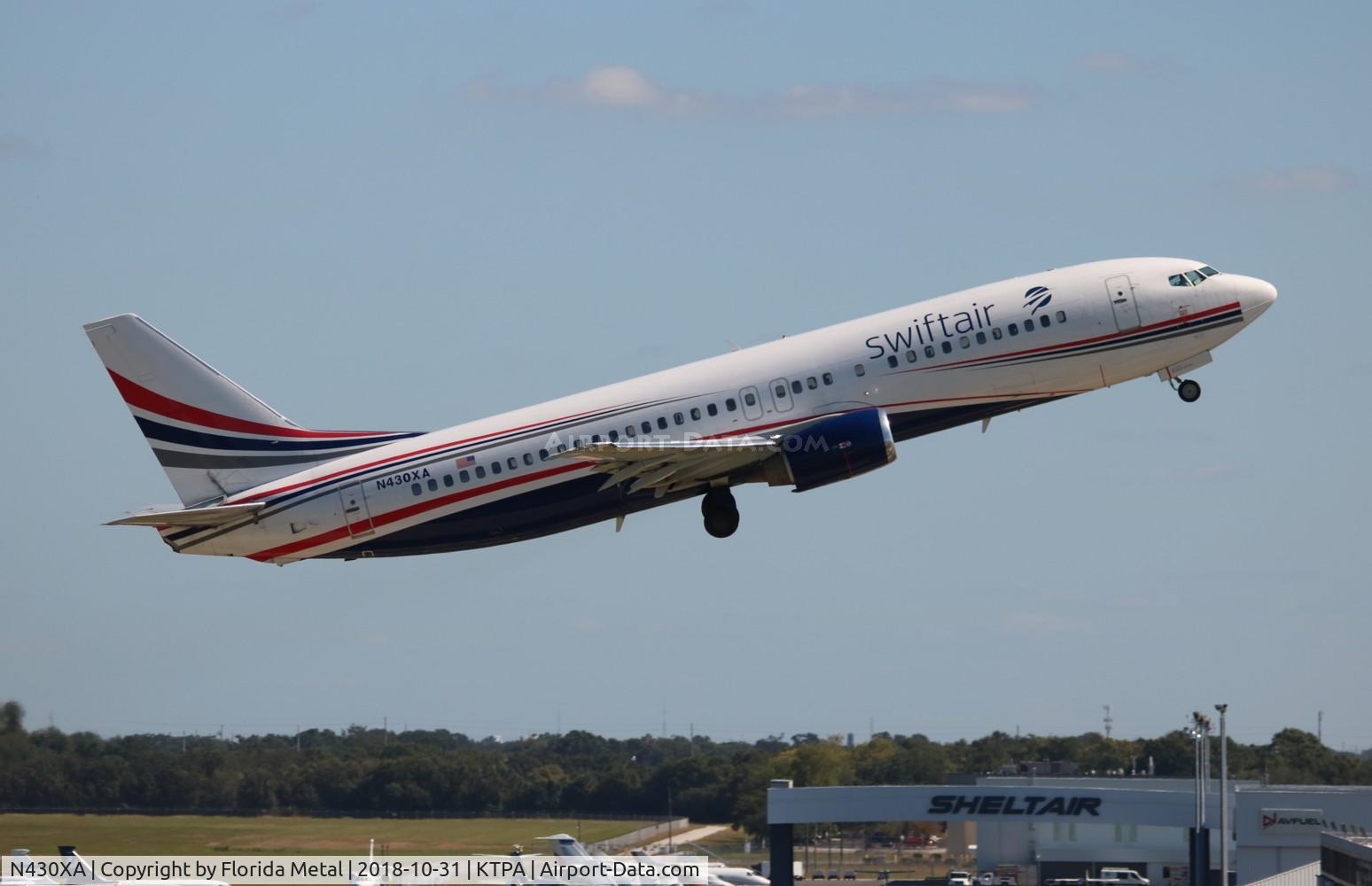 N430XA, 1991 Boeing 737-484 C/N 25430, TPA 2018