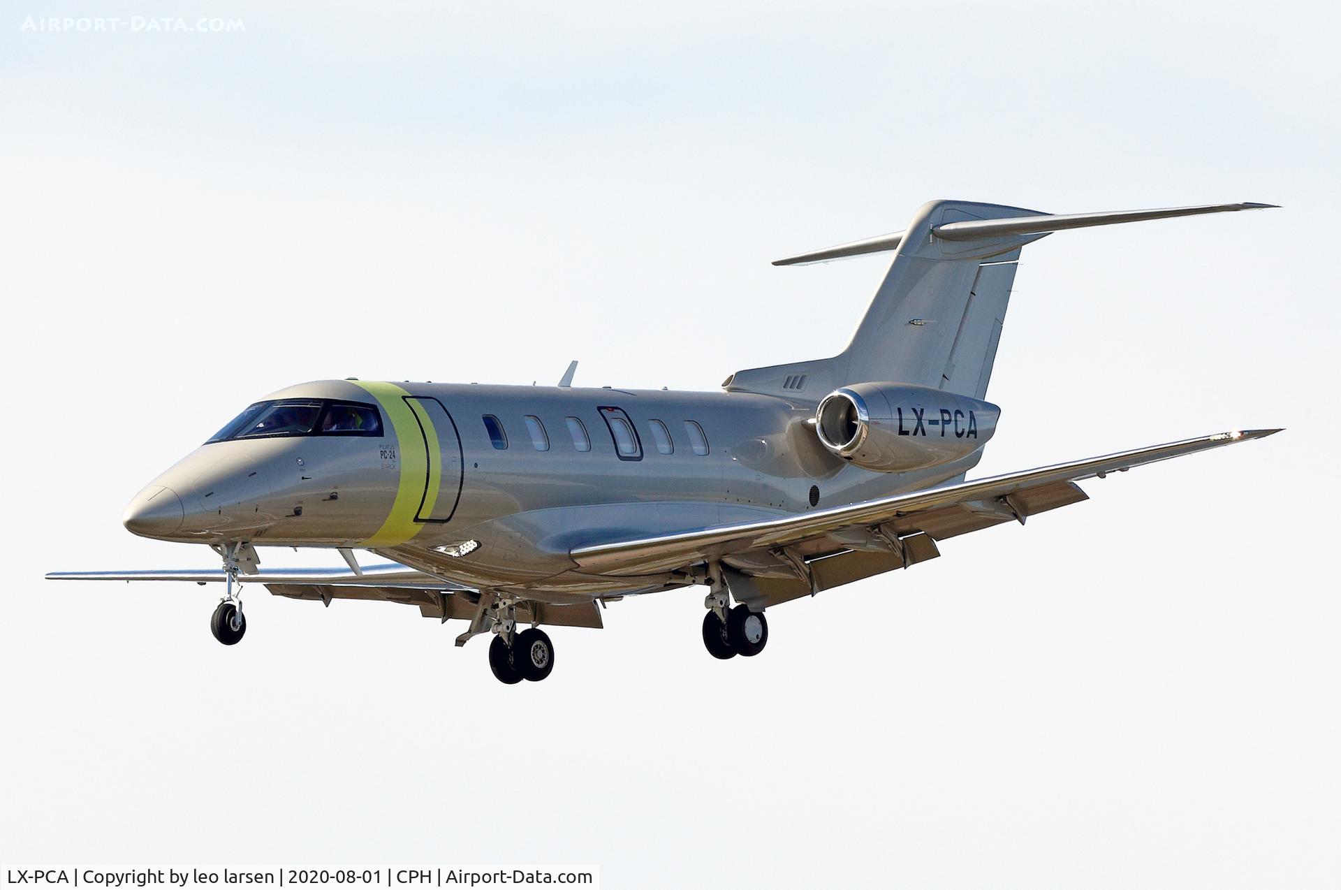 LX-PCA, 2018 Pilatus PC-24 C/N 111, Copenhagen 1.8.2020