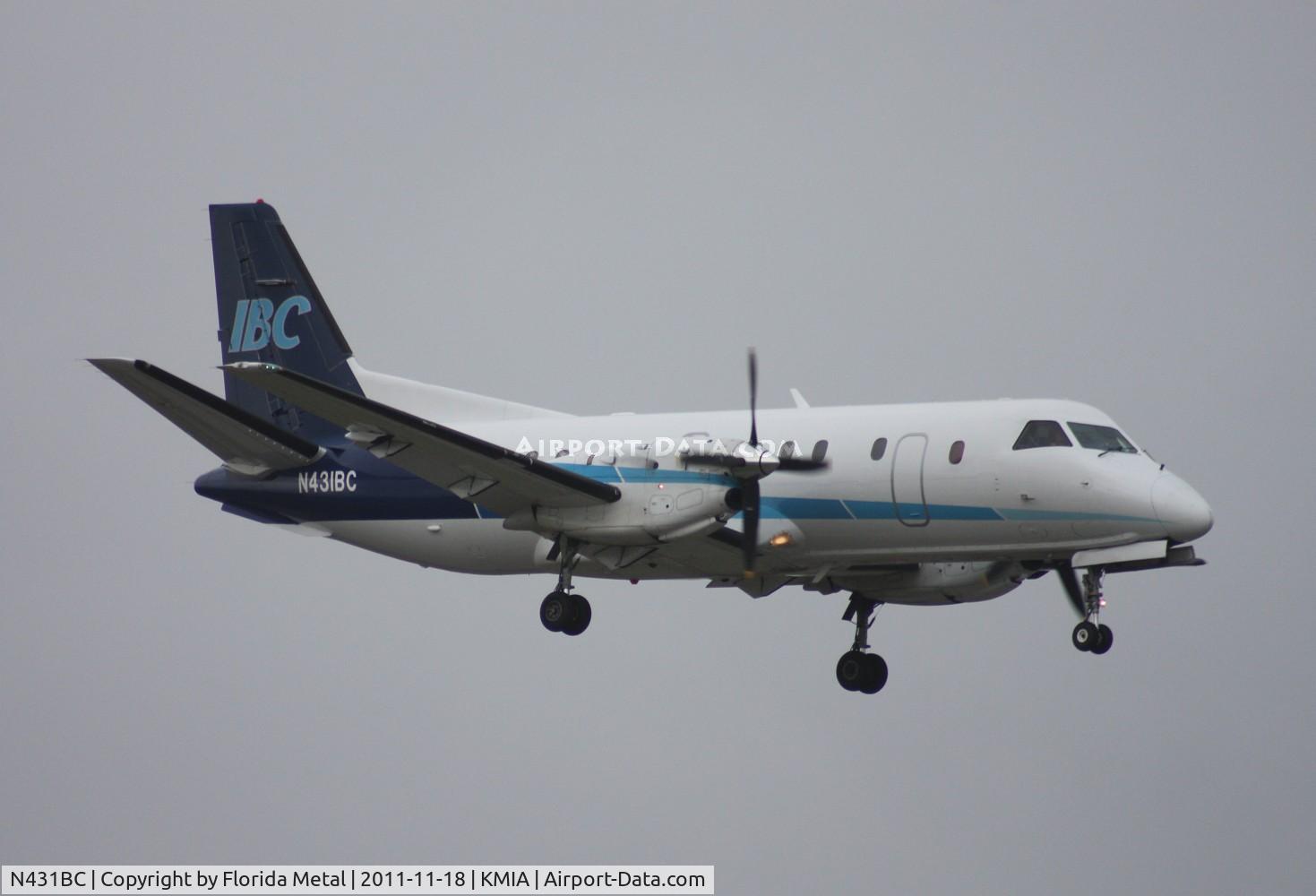 N431BC, 1991 Saab 340B C/N 340B-260, MIA 2011