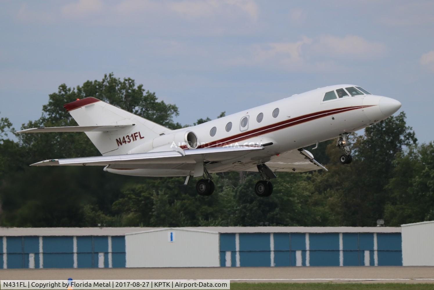 N431FL, 1971 Dassault Falcon (Mystere) 20F C/N 249, PTK 2017