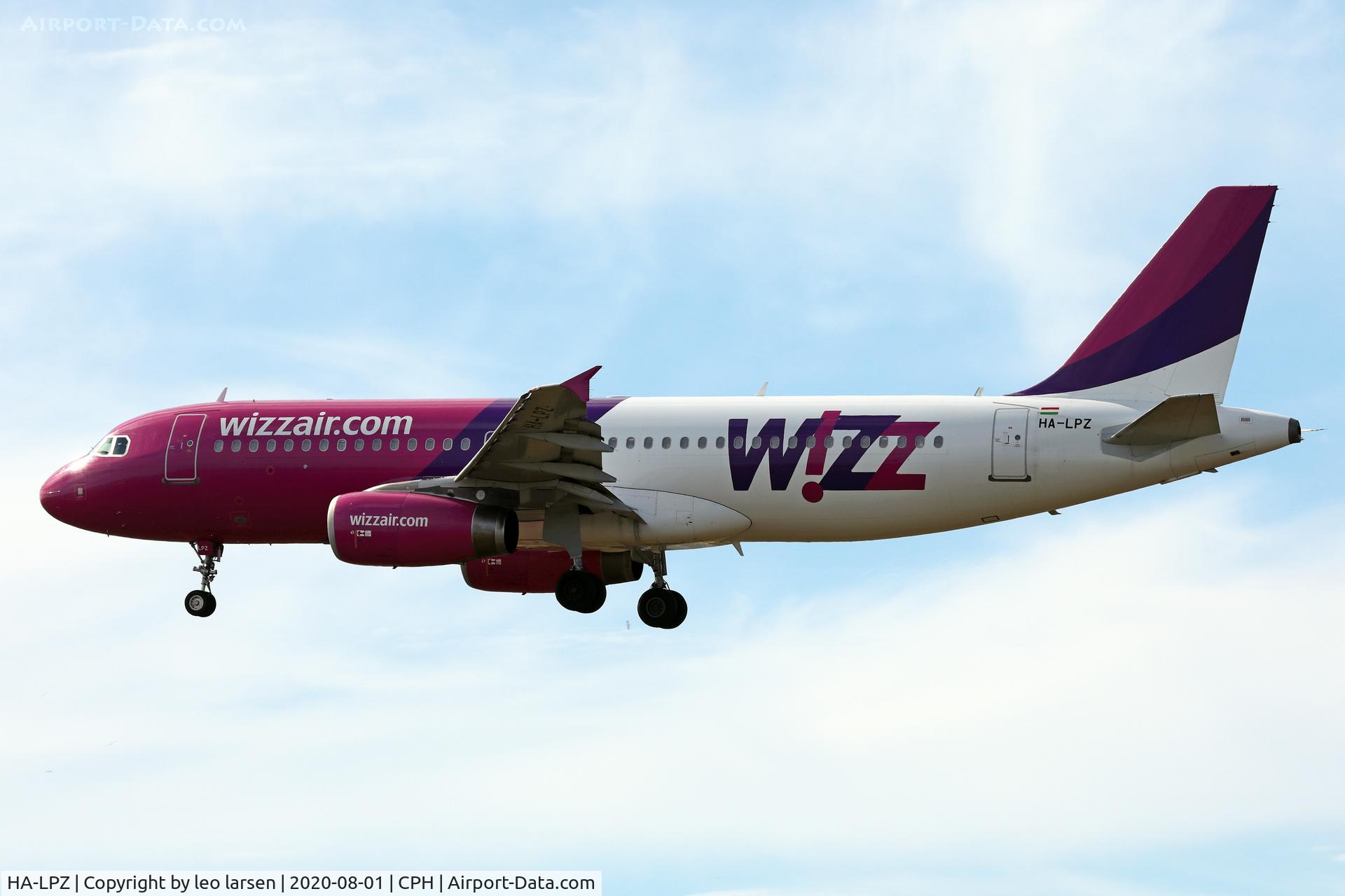 HA-LPZ, 2009 Airbus A320-232 C/N 4174, Copenhagen 1.8.2020