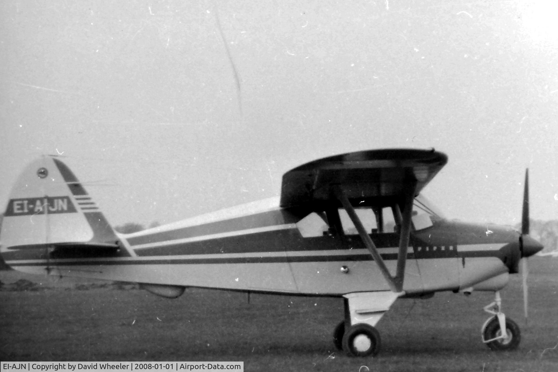EI-AJN, 1957 Piper PA-22-150 Tri-Pacer C/N 22-5009, Photo take at Baldonnel Airfield - as it was thin - in approx1957/8