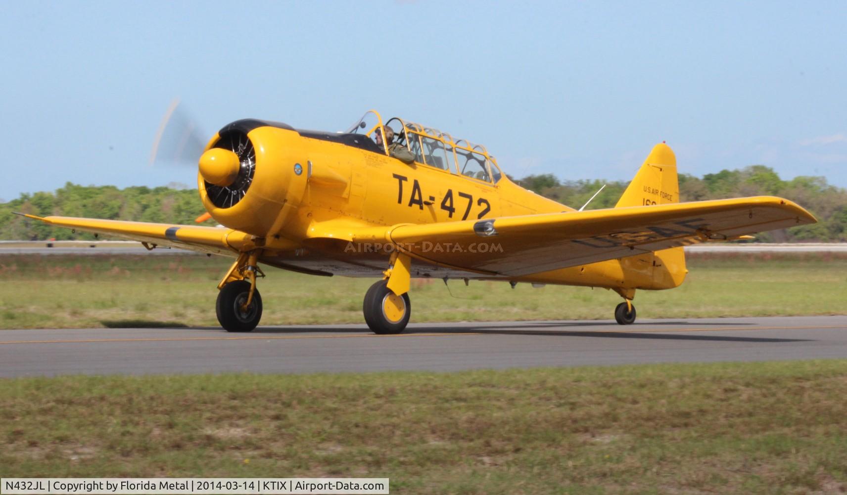 N432JL, Canadian Car & Foundry Harvard MK IV C/N CCF4-223, TICO 2014