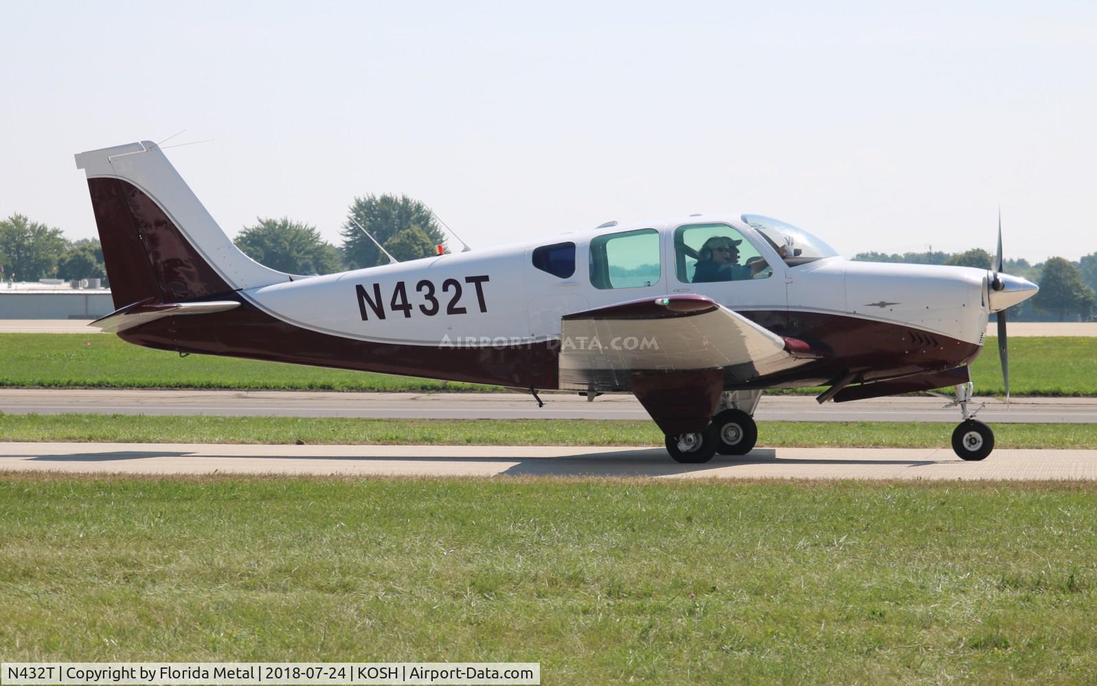 N432T, 1961 Beech 35-A33 Debonair C/N CD-288, OSH 2018