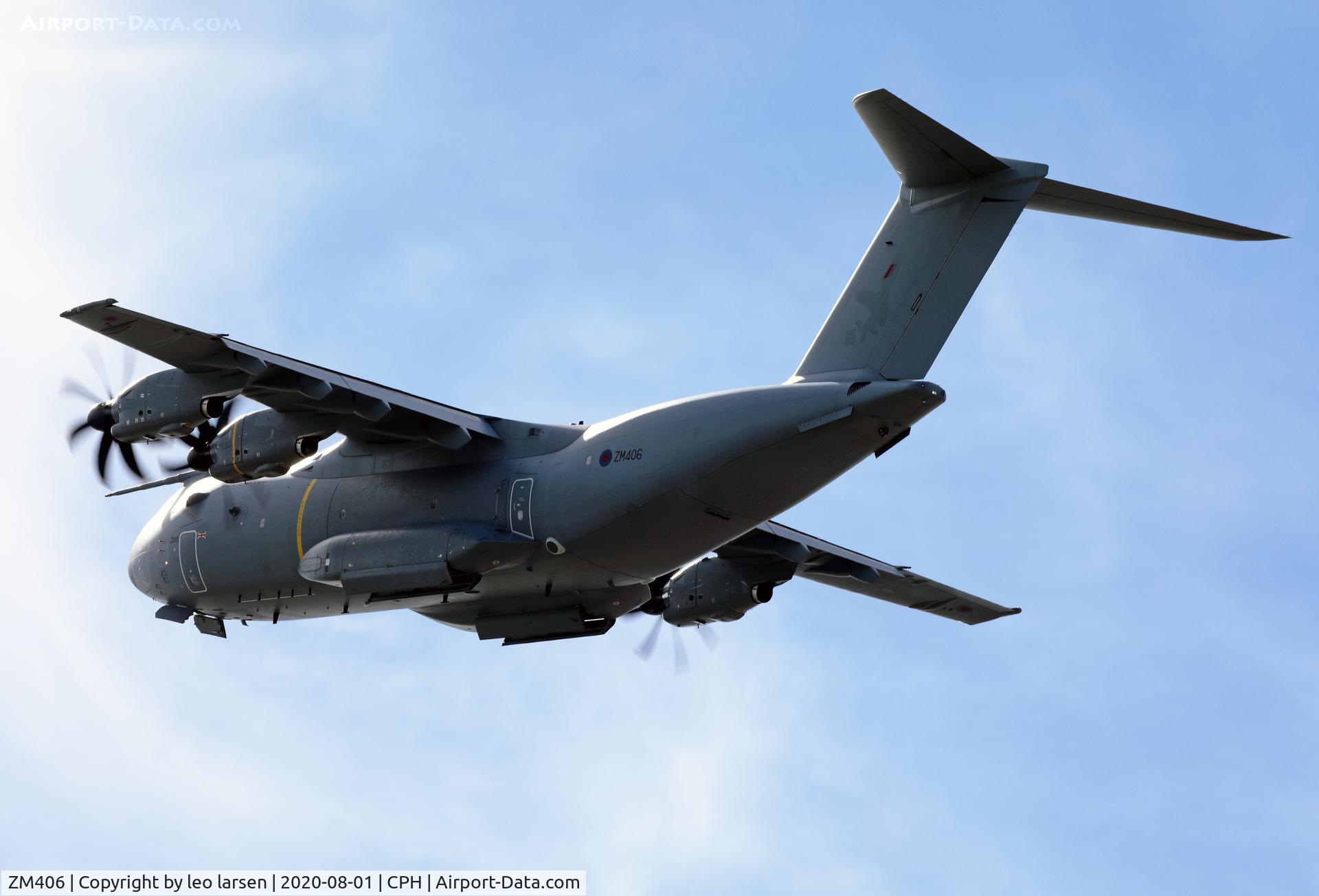 ZM406, 2015 Airbus A400M Atlas C.1 C/N 025, Copenhagen 1.8.2020