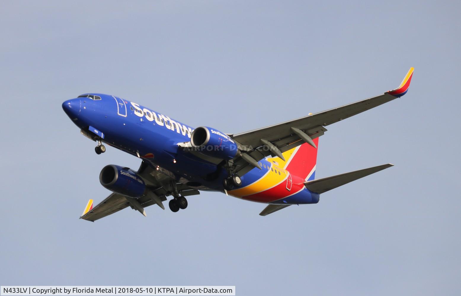 N433LV, 2003 Boeing 737-7H4 C/N 33716, TPA 2018
