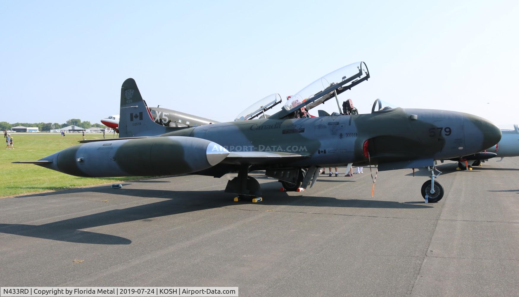 N433RD, 1952 Canadair CT-133 Silver Star C/N T33-579, OSH 2019