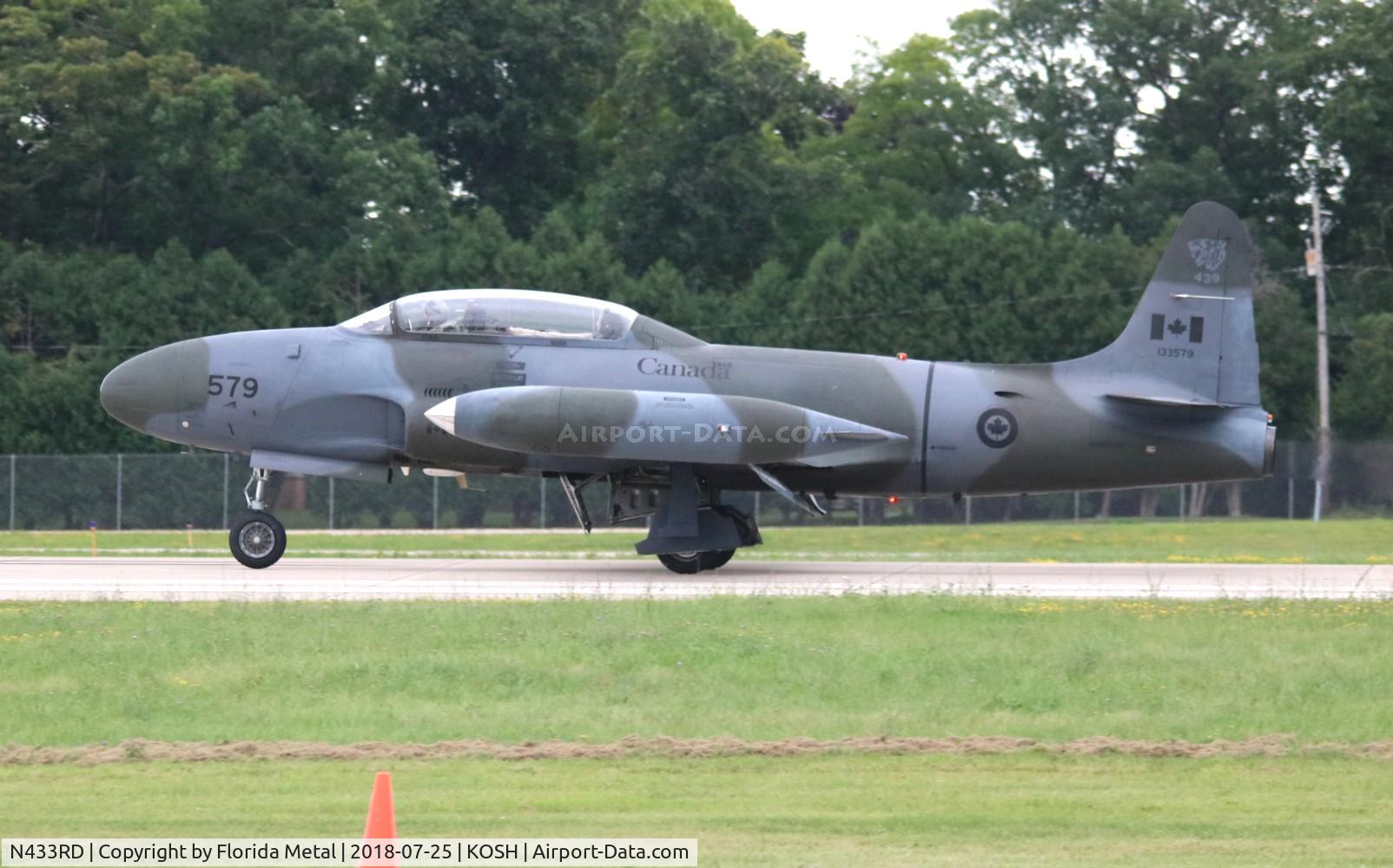 N433RD, 1952 Canadair CT-133 Silver Star C/N T33-579, OSH 2018