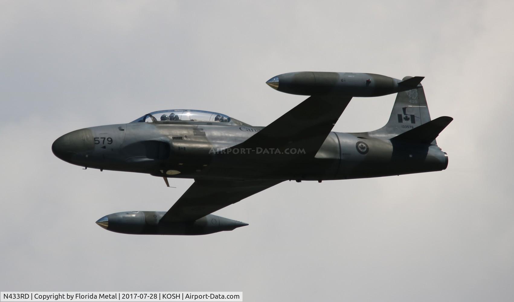 N433RD, 1952 Canadair CT-133 Silver Star C/N T33-579, OSH 2017