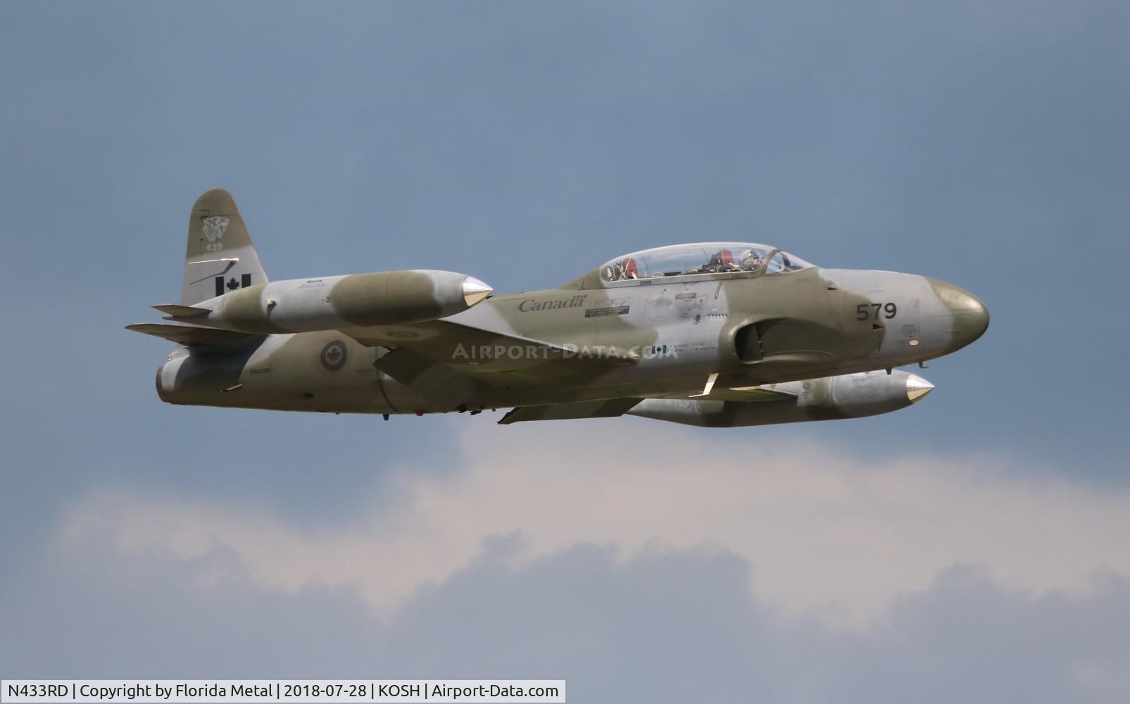 N433RD, 1952 Canadair CT-133 Silver Star C/N T33-579, OSH 2018