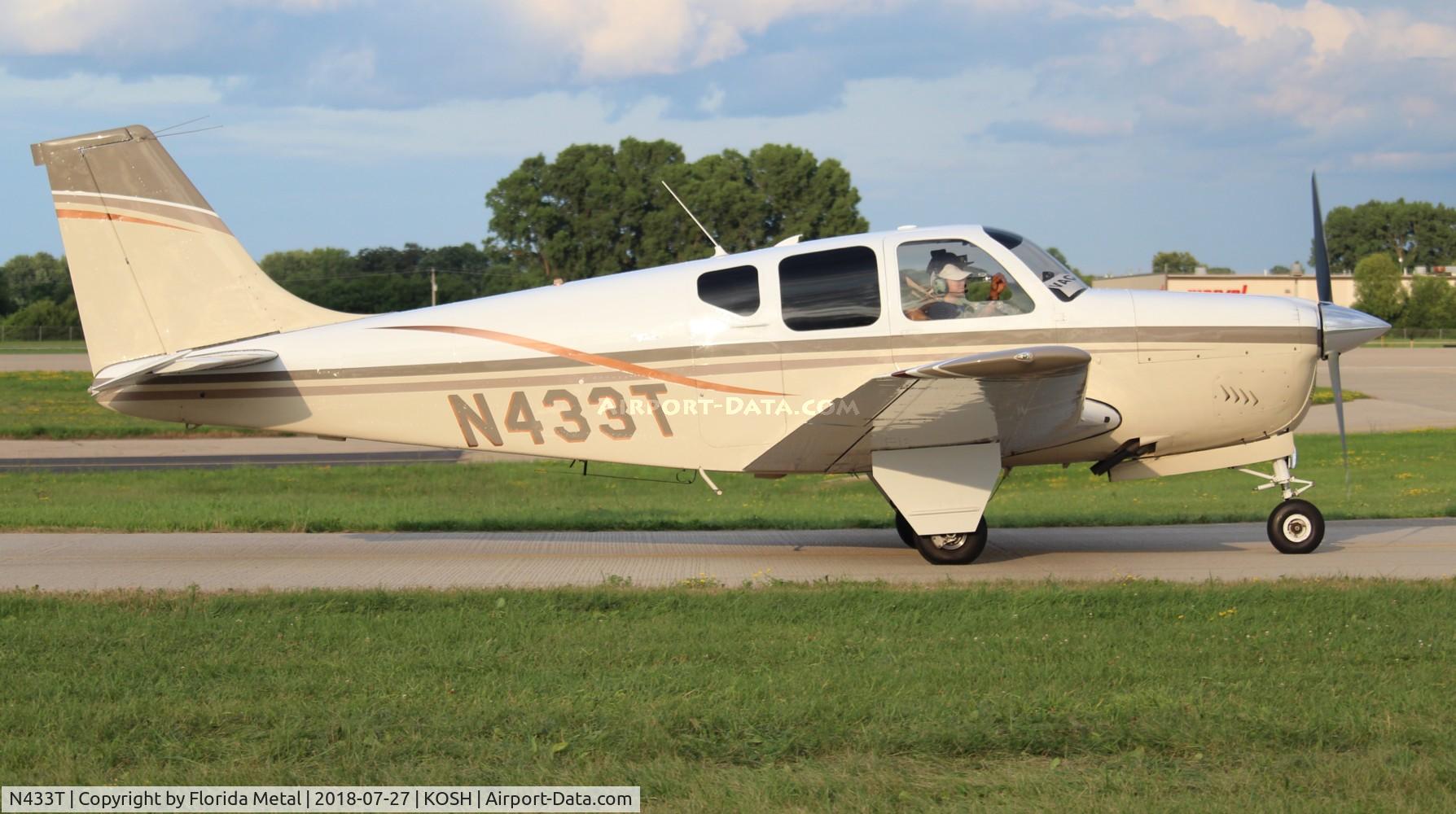 N433T, 1963 Beech 35-B33 Debonair C/N CD-620, OSH 2018