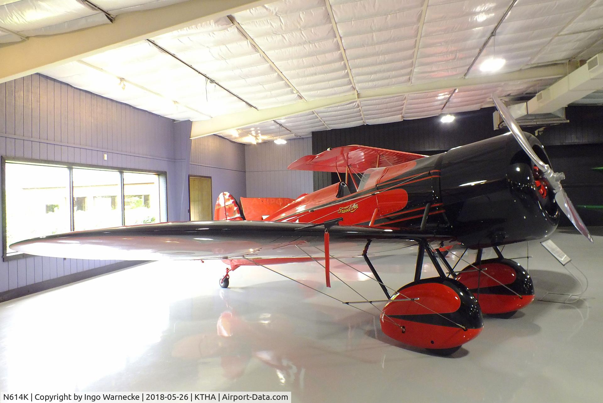 N614K, 1971 Travel Air Type R C/N RB0001, Travel Air Type R 'Mystery Ship' at the Beechcraft Heritage Museum, Tullahoma TN
