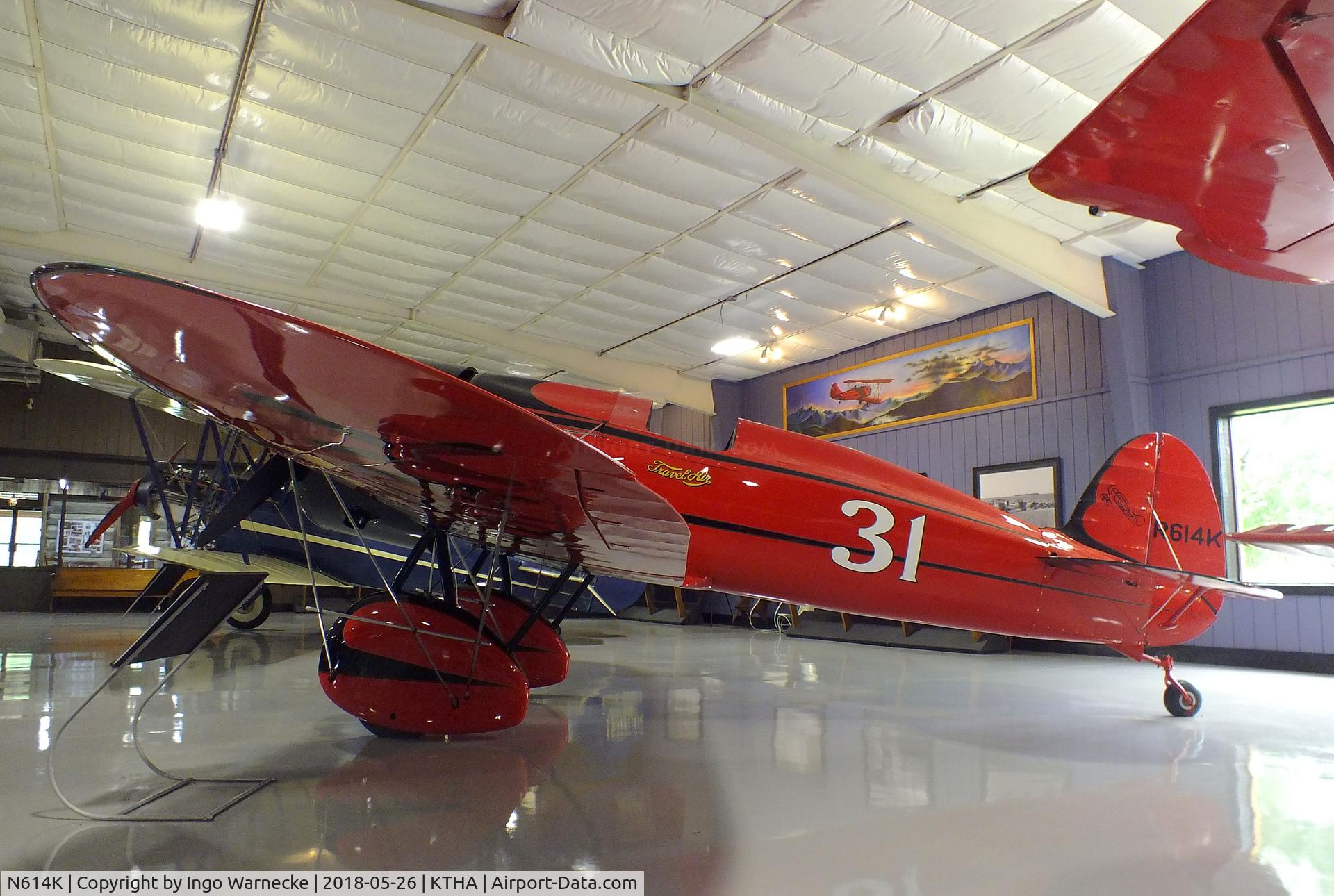 N614K, 1971 Travel Air Type R C/N RB0001, Travel Air Type R 'Mystery Ship' at the Beechcraft Heritage Museum, Tullahoma TN