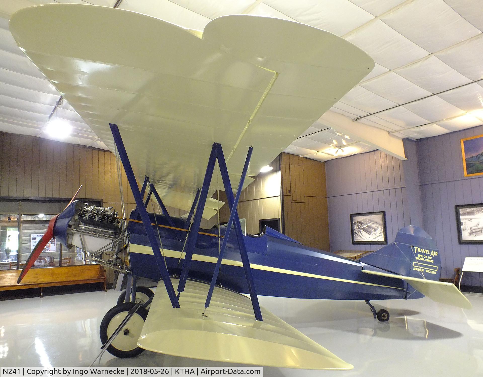 N241, 1924 Curtiss-Wright Travel Air 4000 C/N 001, Travel Air 1000 at the Beechcraft Heritage Museum, Tullahoma TN