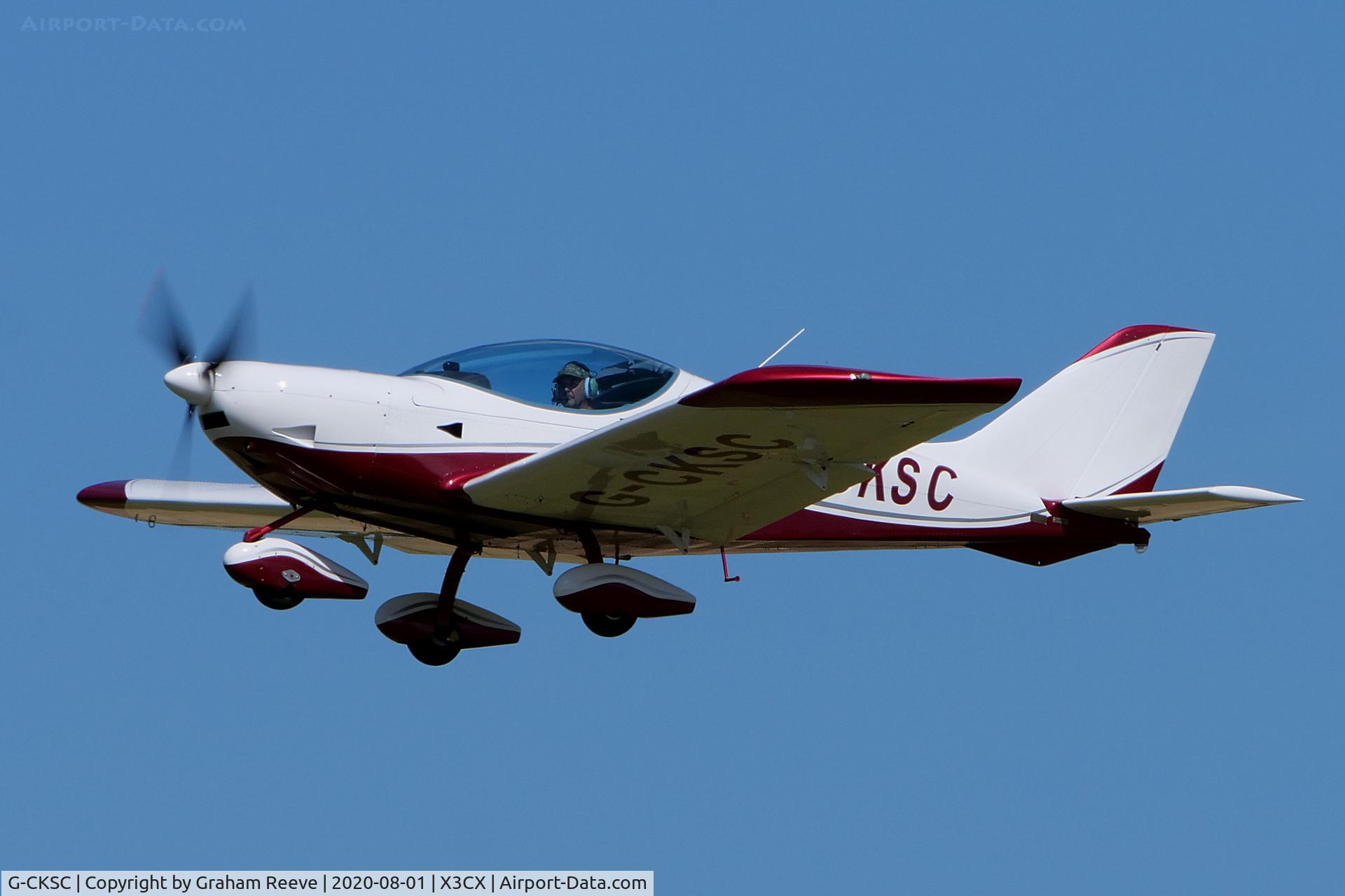 G-CKSC, 2010 CZAW SportCruiser C/N 09SC327, Departing from Northrepps.