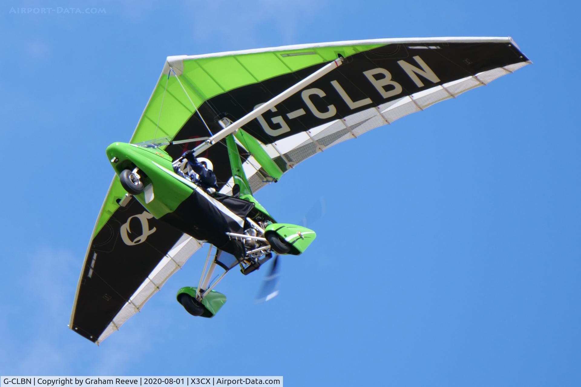 G-CLBN, 2018 P&M Aviation QuikR C/N 8782, Departing from Northrepps.