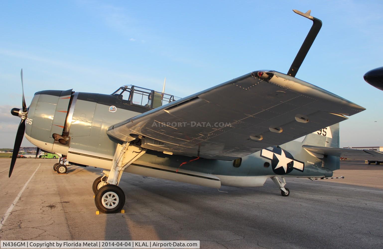 N436GM, Grumman TBM-3E Avenger C/N 4341 (Bu91436), SNF 2014