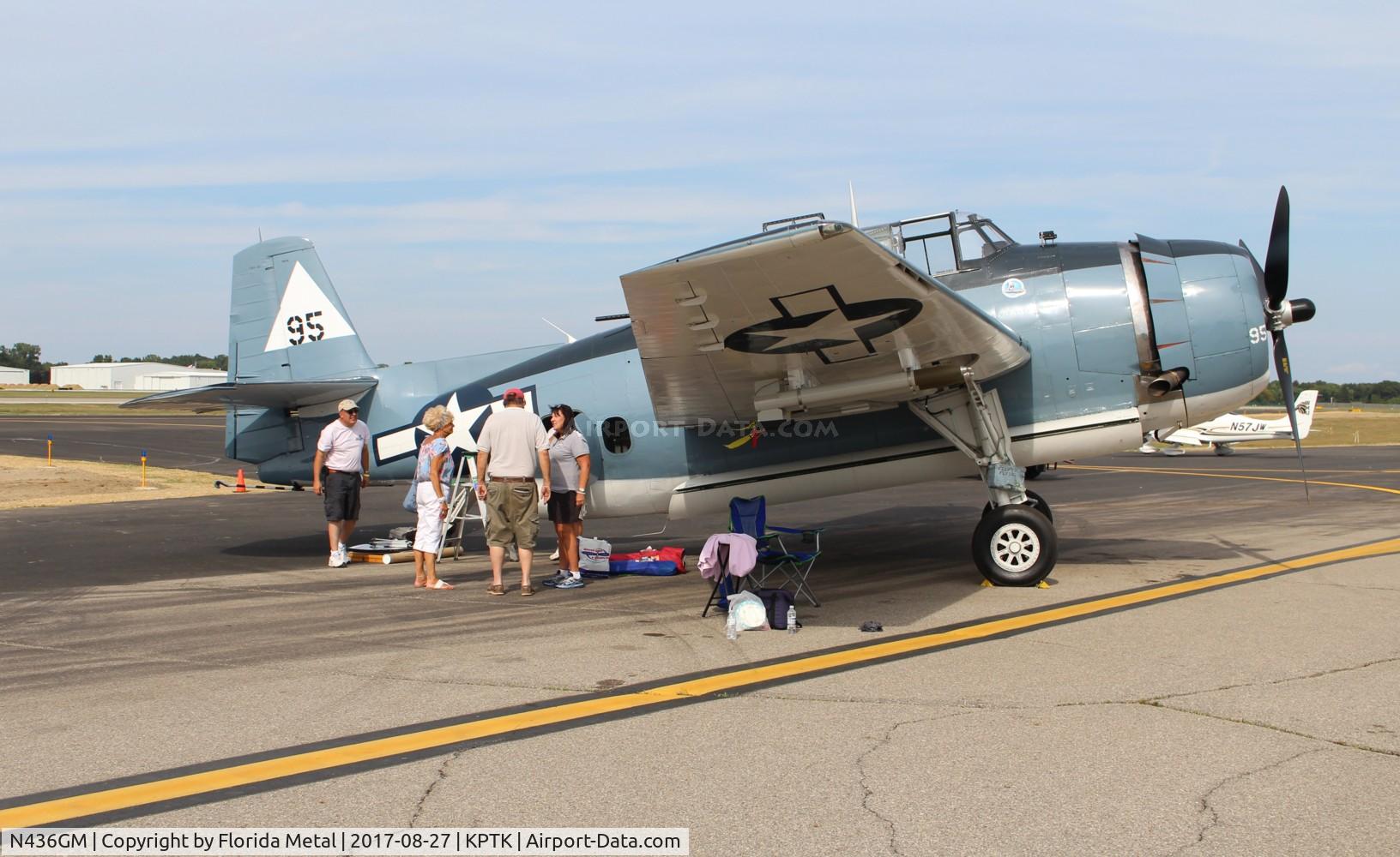 N436GM, Grumman TBM-3E Avenger C/N 4341 (Bu91436), PTK 2017