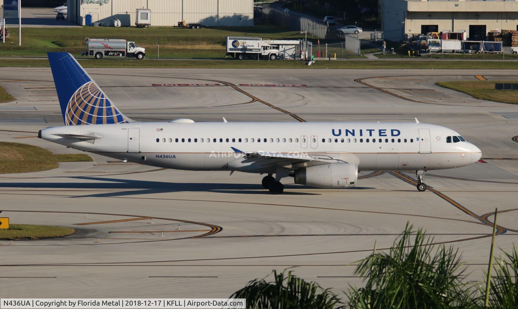 N436UA, 1996 Airbus A320-232 C/N 638, FLL 2018