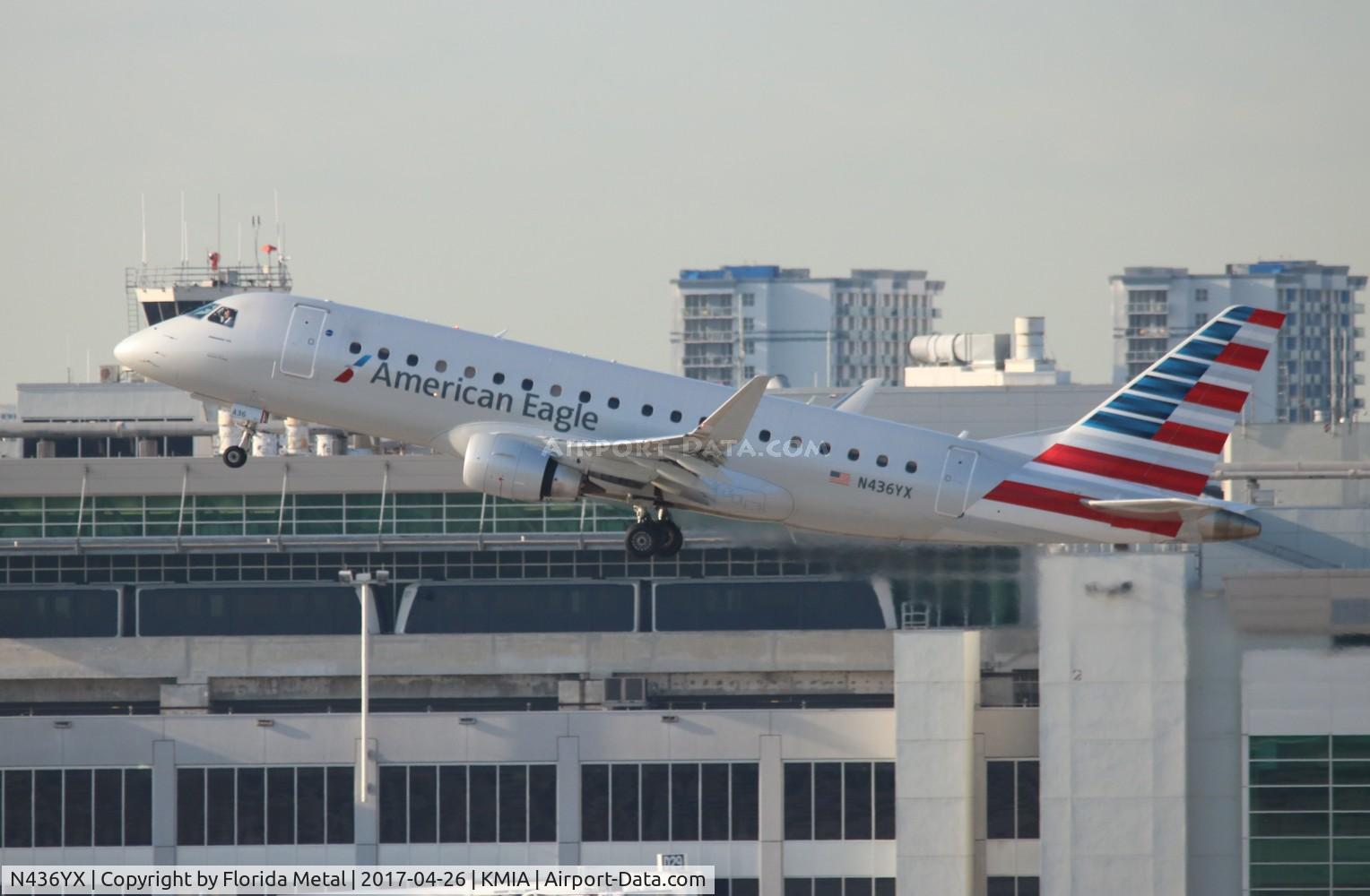 N436YX, 2014 Embraer 175LR (ERJ-170-200LR) C/N 17000424, MIA 2017