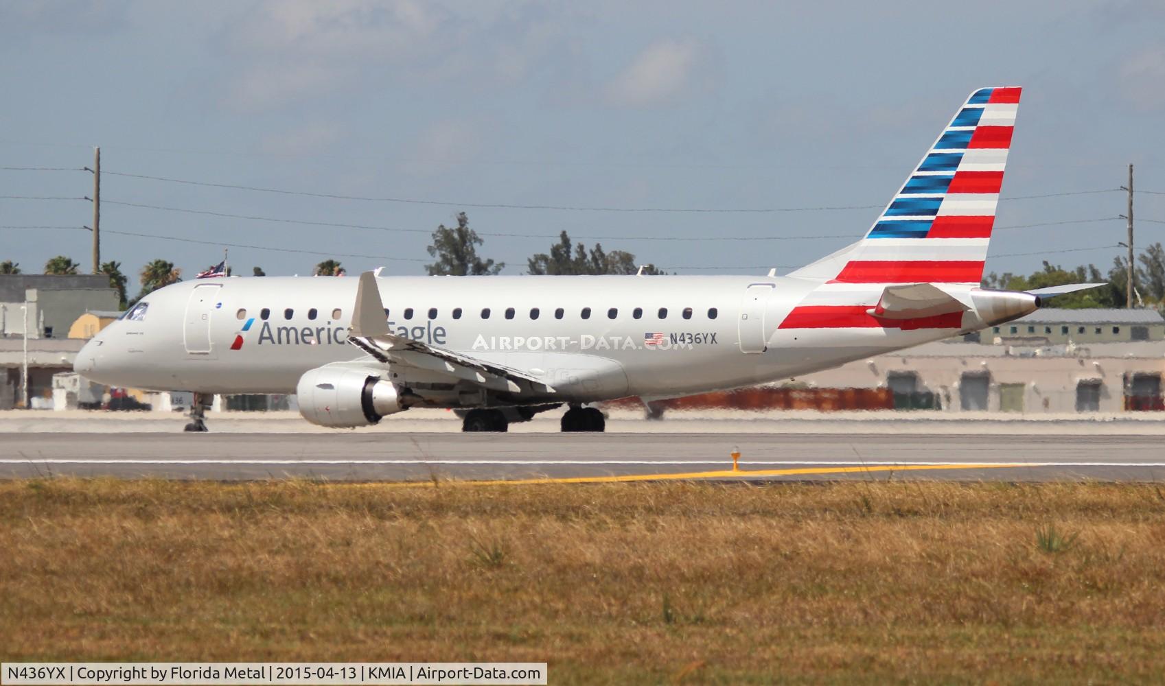 N436YX, 2014 Embraer 175LR (ERJ-170-200LR) C/N 17000424, MIA 2015