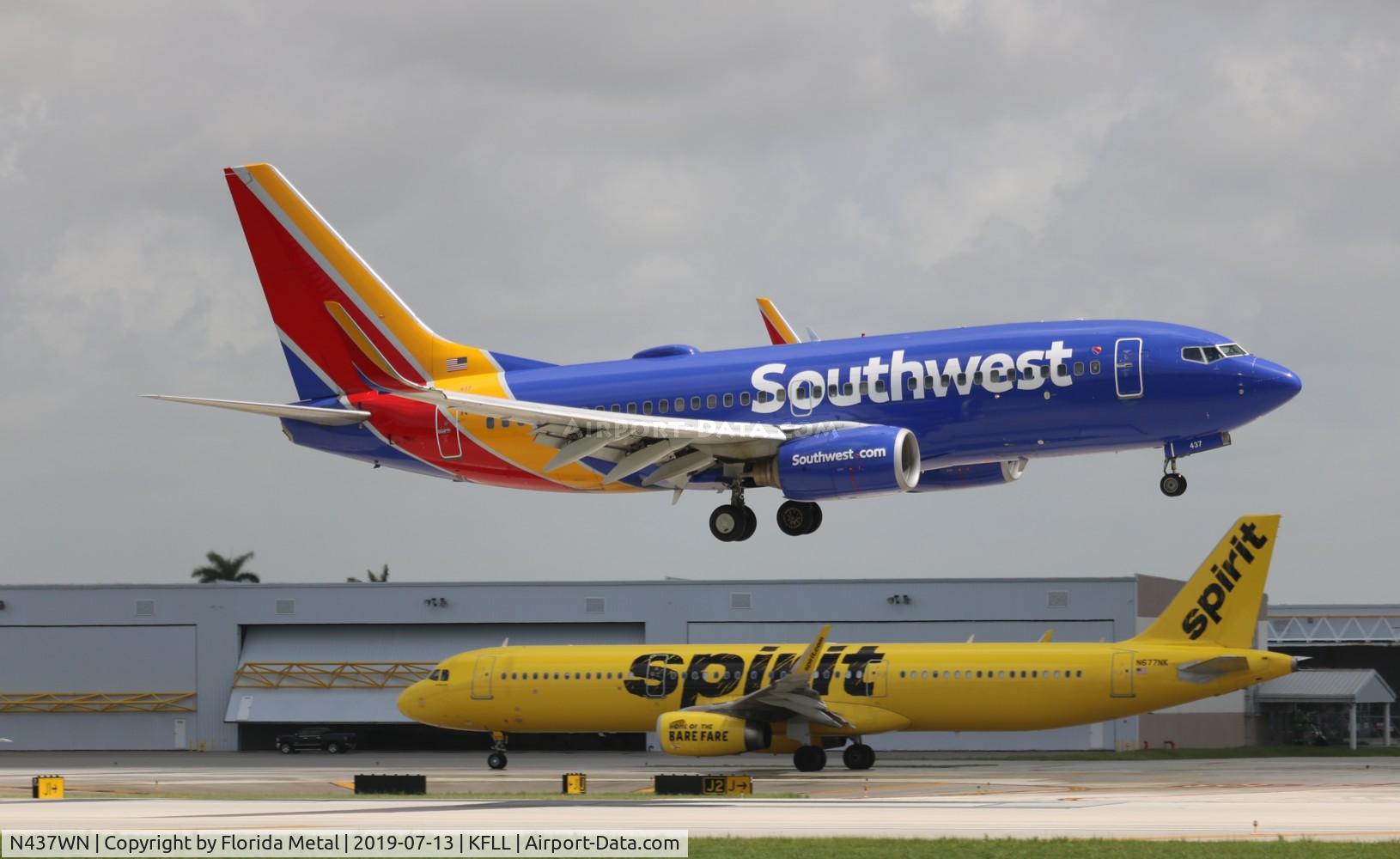 N437WN, 2003 Boeing 737-7H4 C/N 29832, FLL 2019