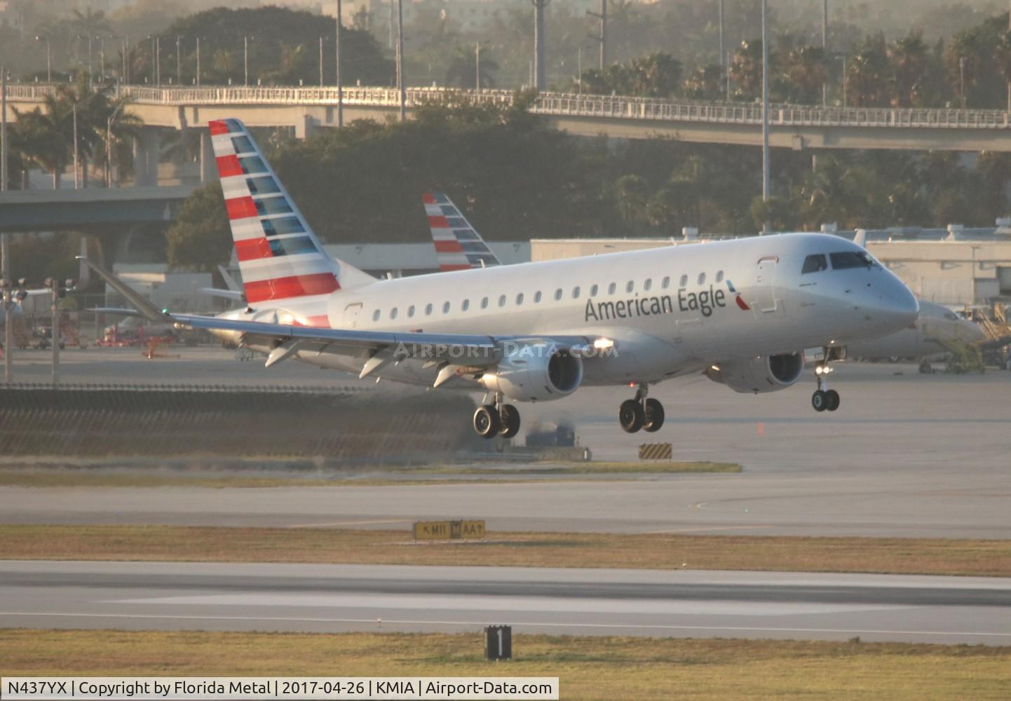N437YX, 2014 Embraer 175LR (ERJ-170-200LR) C/N 17000366, MIA 2017