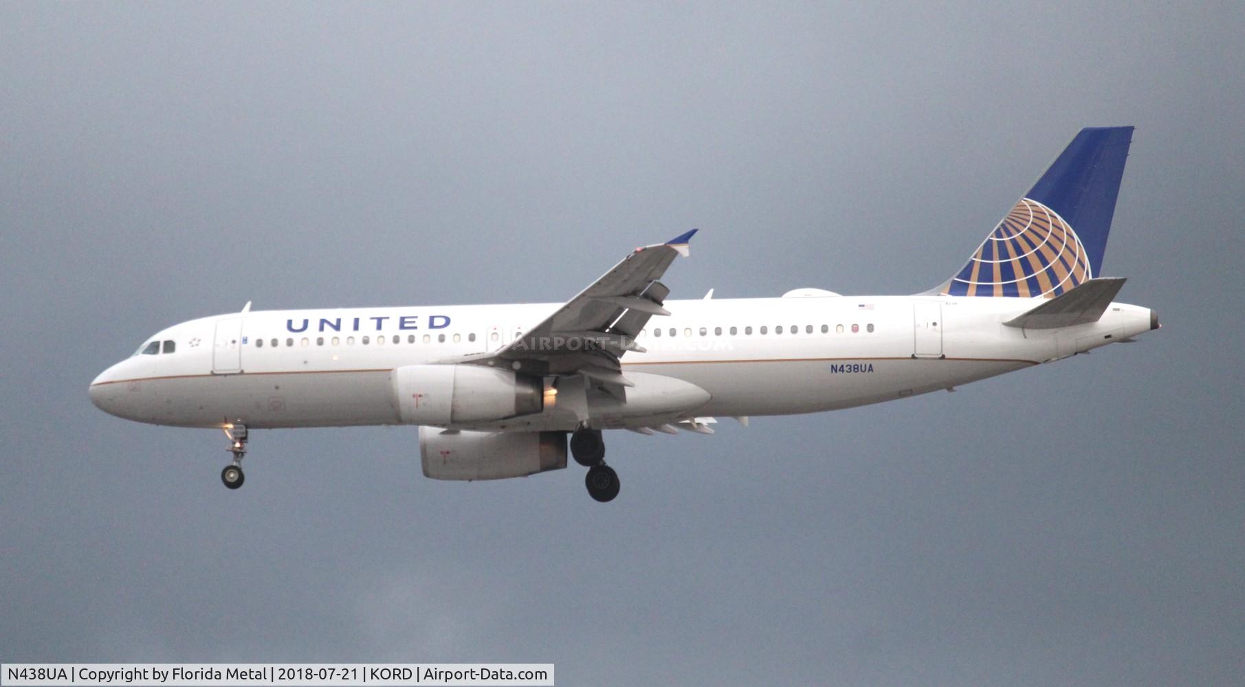 N438UA, 1997 Airbus A320-232 C/N 678, ORD 2018