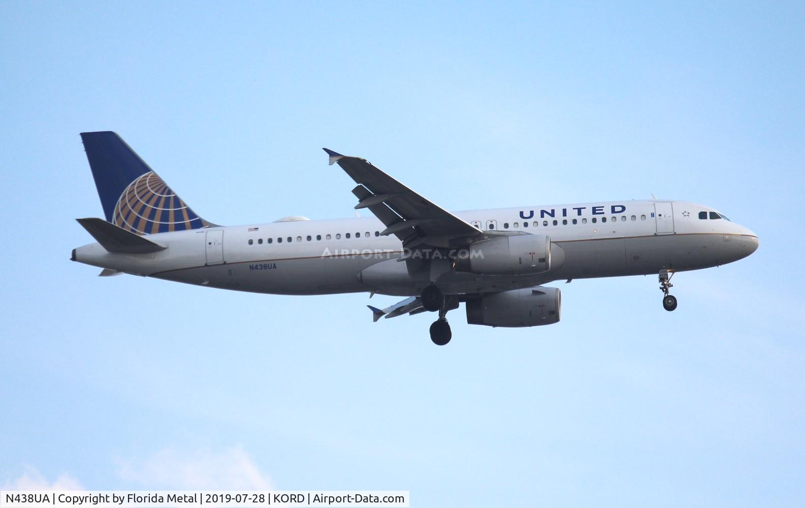 N438UA, 1997 Airbus A320-232 C/N 678, ORD 2019