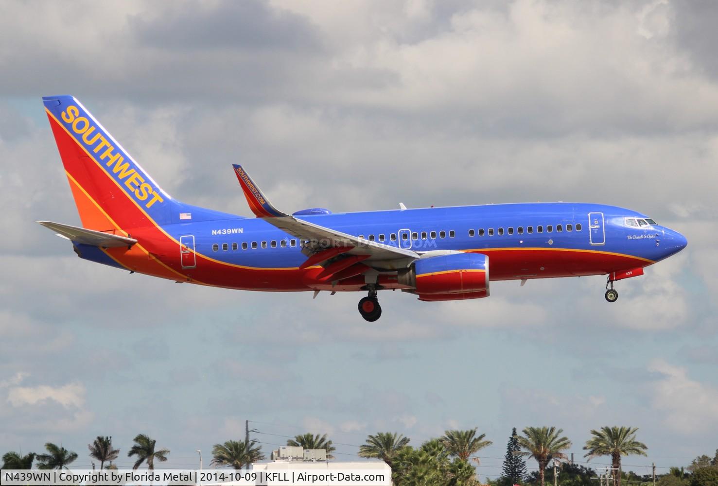 N439WN, 2003 Boeing 737-7H4 C/N 29834, FLL 2014