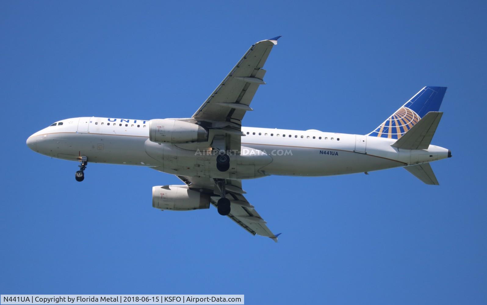 N441UA, 1997 Airbus A320-232 C/N 751, SFO 2018