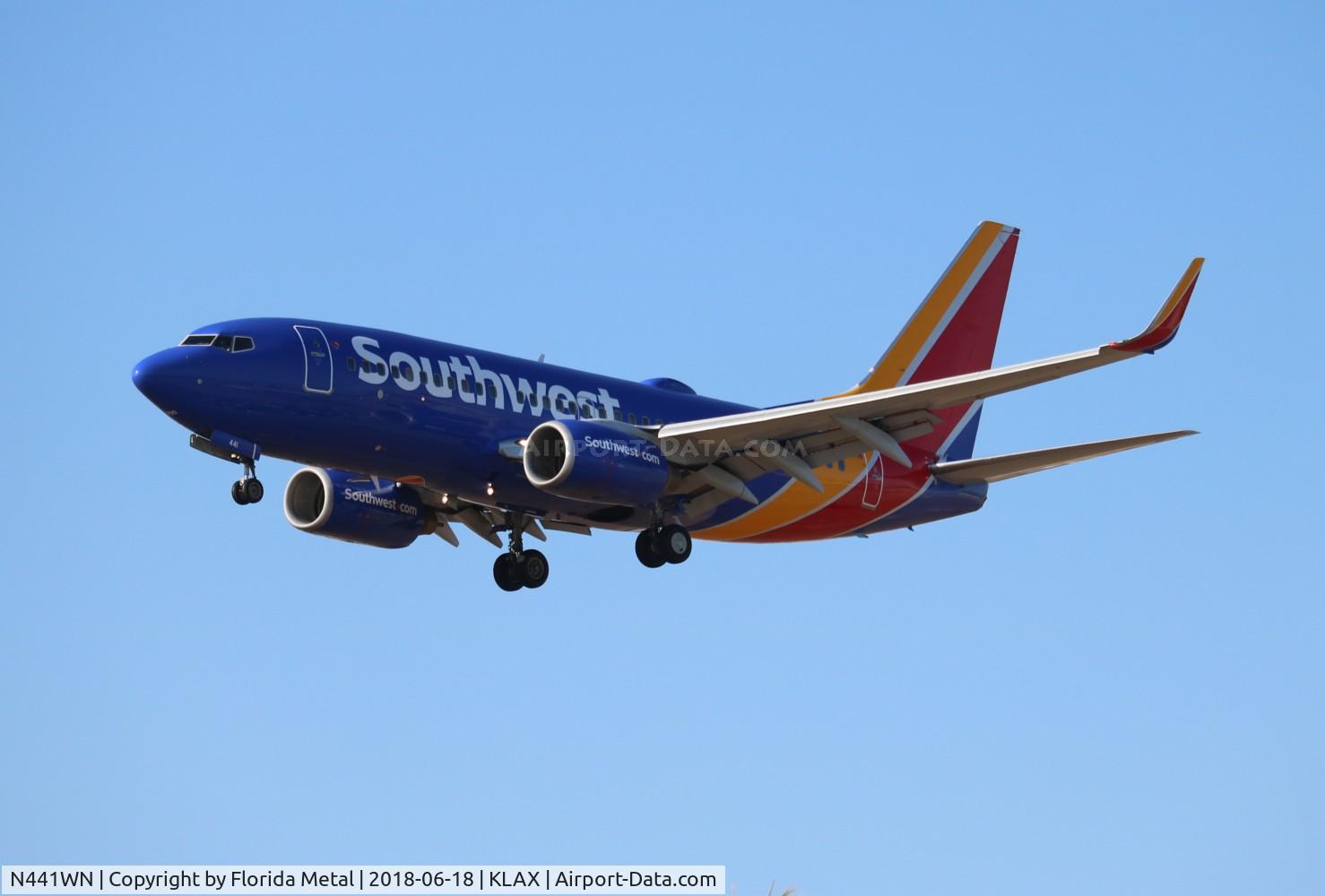 N441WN, 2003 Boeing 737-7H4 C/N 29837, LAX 2018