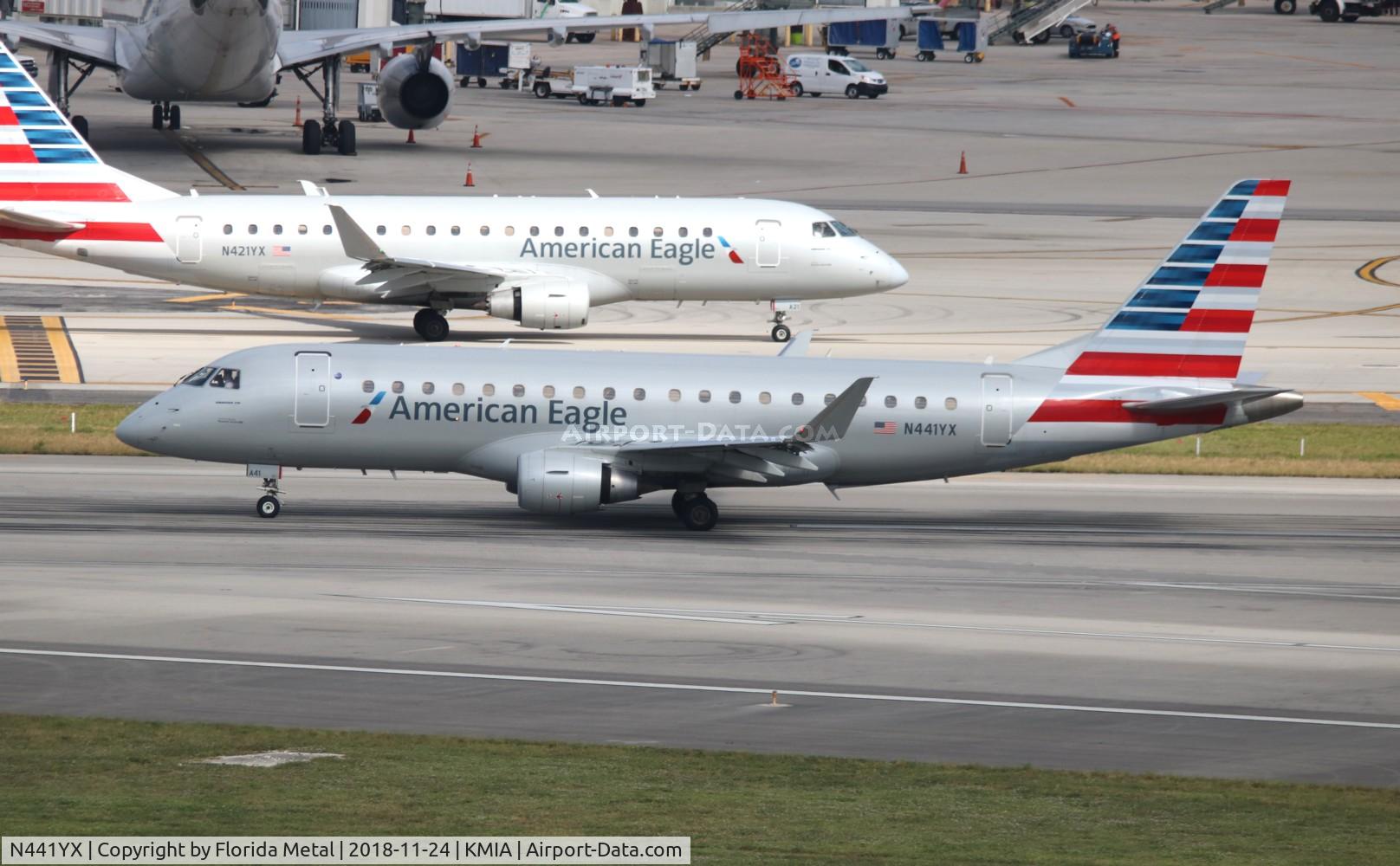 N441YX, 2014 Embraer 175LR (ERJ-170-200LR) C/N 17000444, MIA 2018
