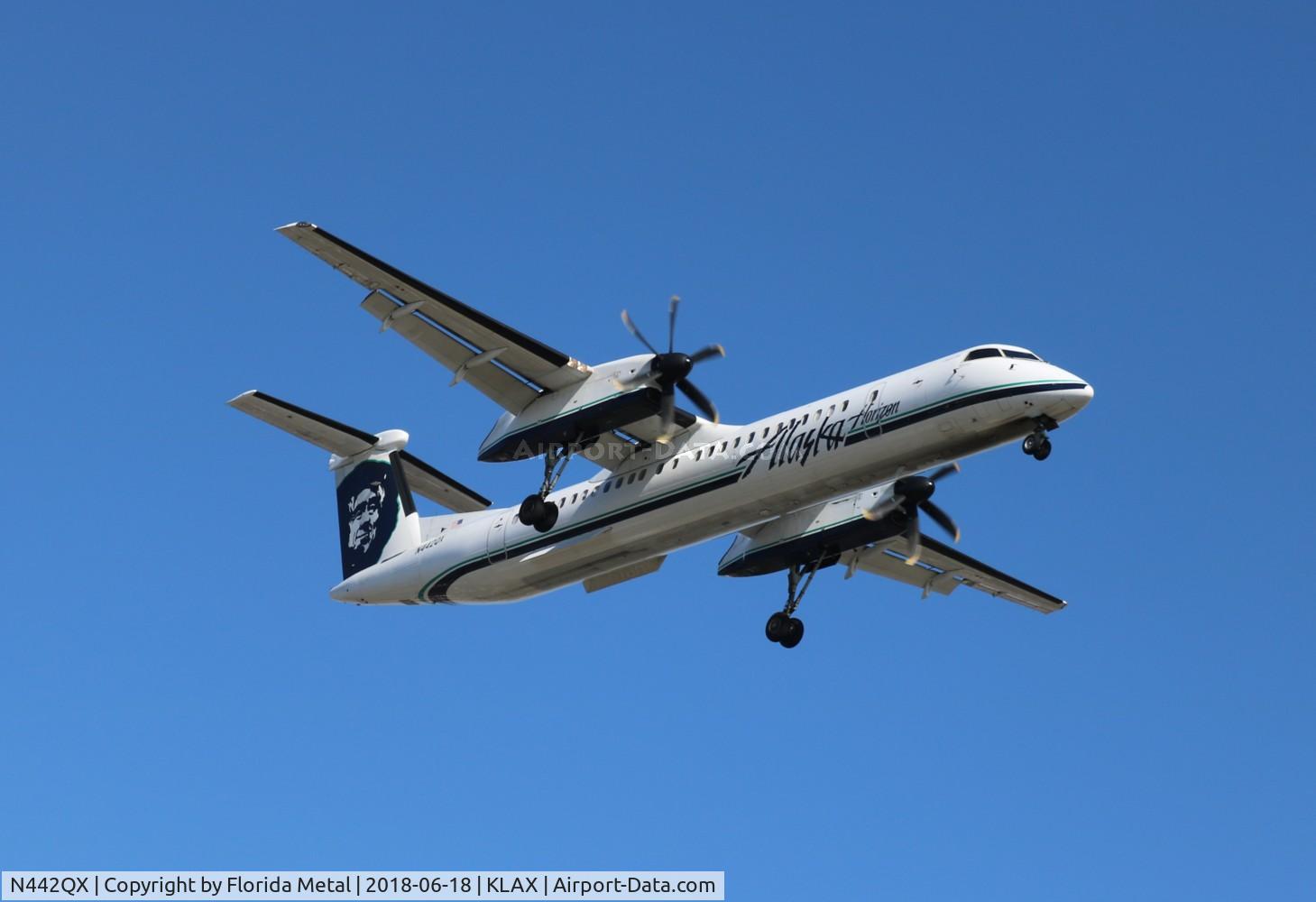 N442QX, 2010 Bombardier DHC-8-402 Dash 8 C/N 4352, LAX 2018