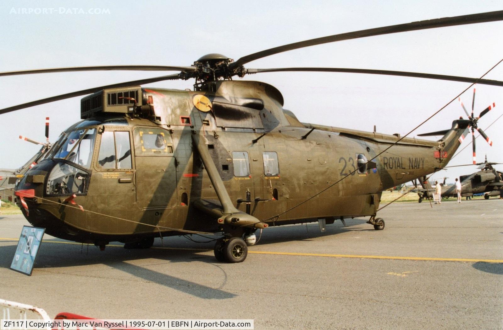 ZF117, 1986 Westland Sea King HC.4 C/N WA963, Koksijde Airshow 1995.