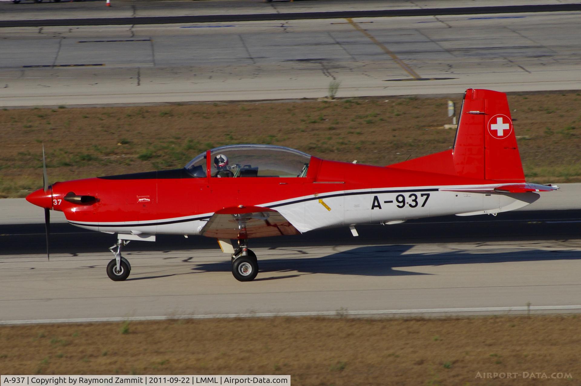 A-937, 1983 Pilatus PC-7 Turbo Trainer C/N 345, Pilatus PC-7 Turbo Trainer A-937 Swiss Air Force