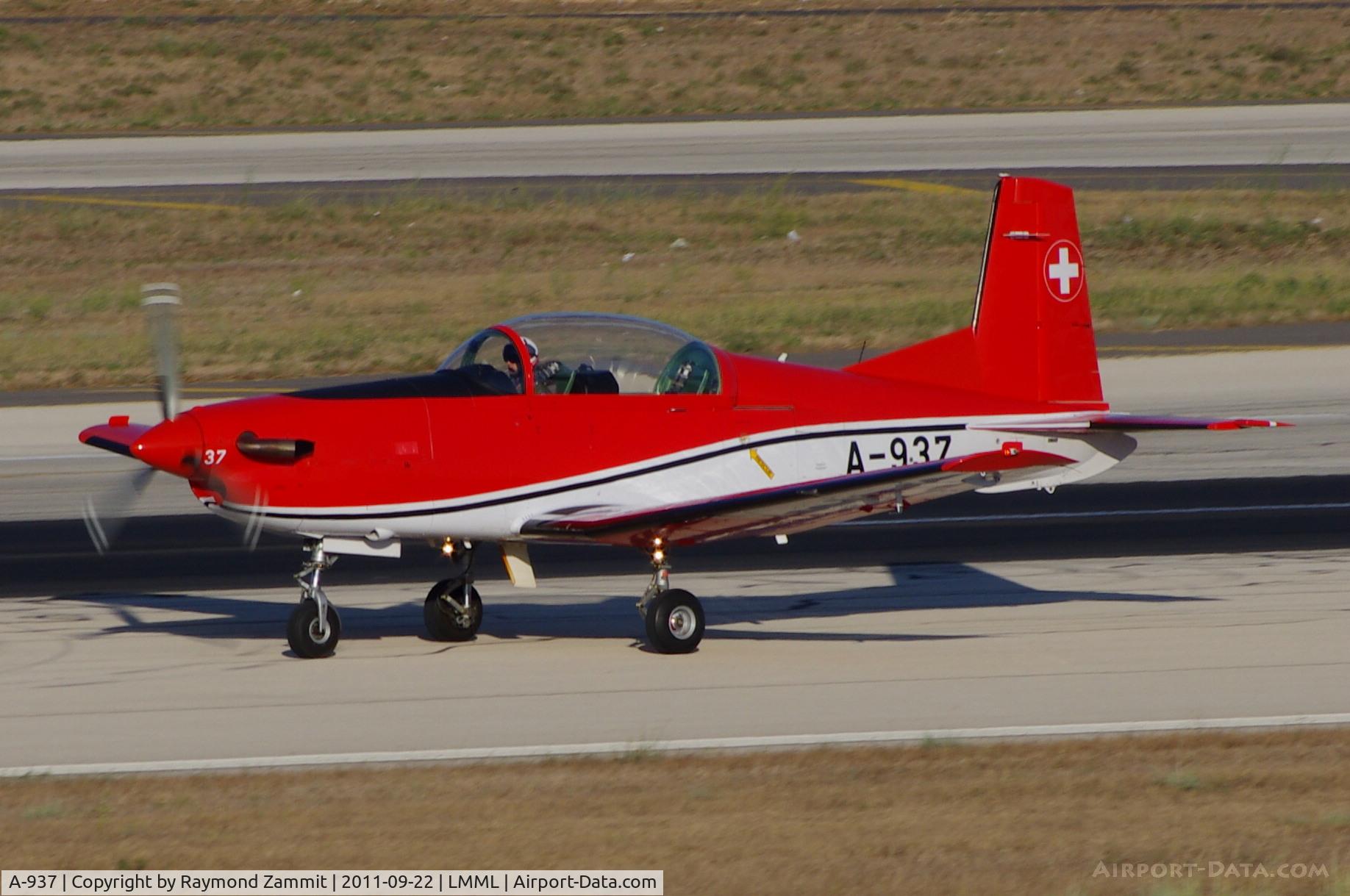 A-937, 1983 Pilatus PC-7 Turbo Trainer C/N 345, Pilatus PC-7 Turbo Trainer A-937 Swiss Air Force