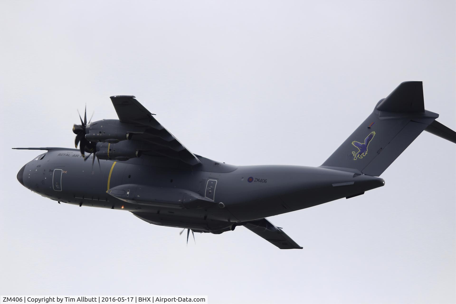 ZM406, 2015 Airbus A400M Atlas C.1 C/N 025, Airbus A400M Atlas C.1 Birmingham International Airport
