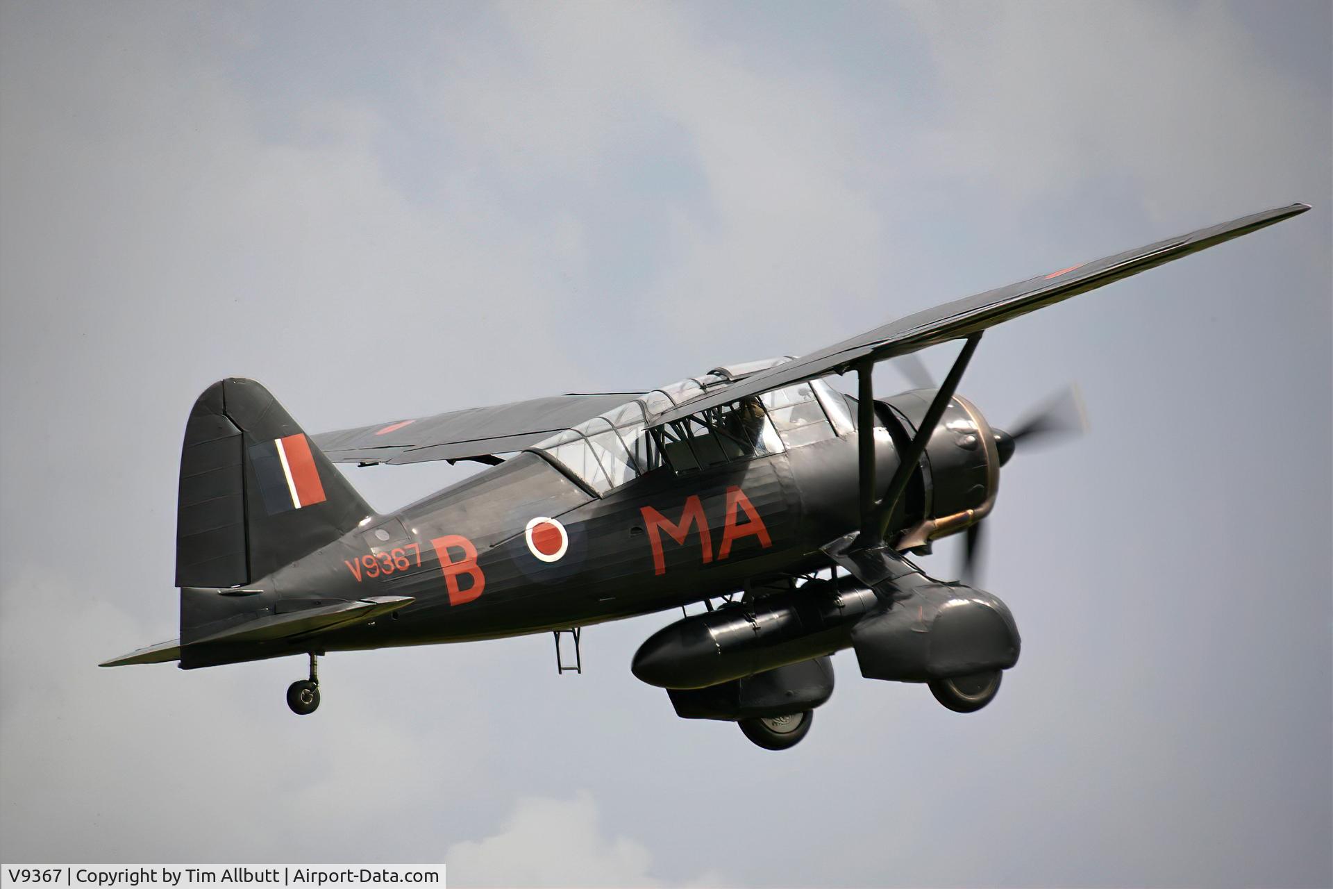 V9367, 1938 Westland Lysander IIIA C/N Y1536, Westland Lysander Shuttleworth Collection.