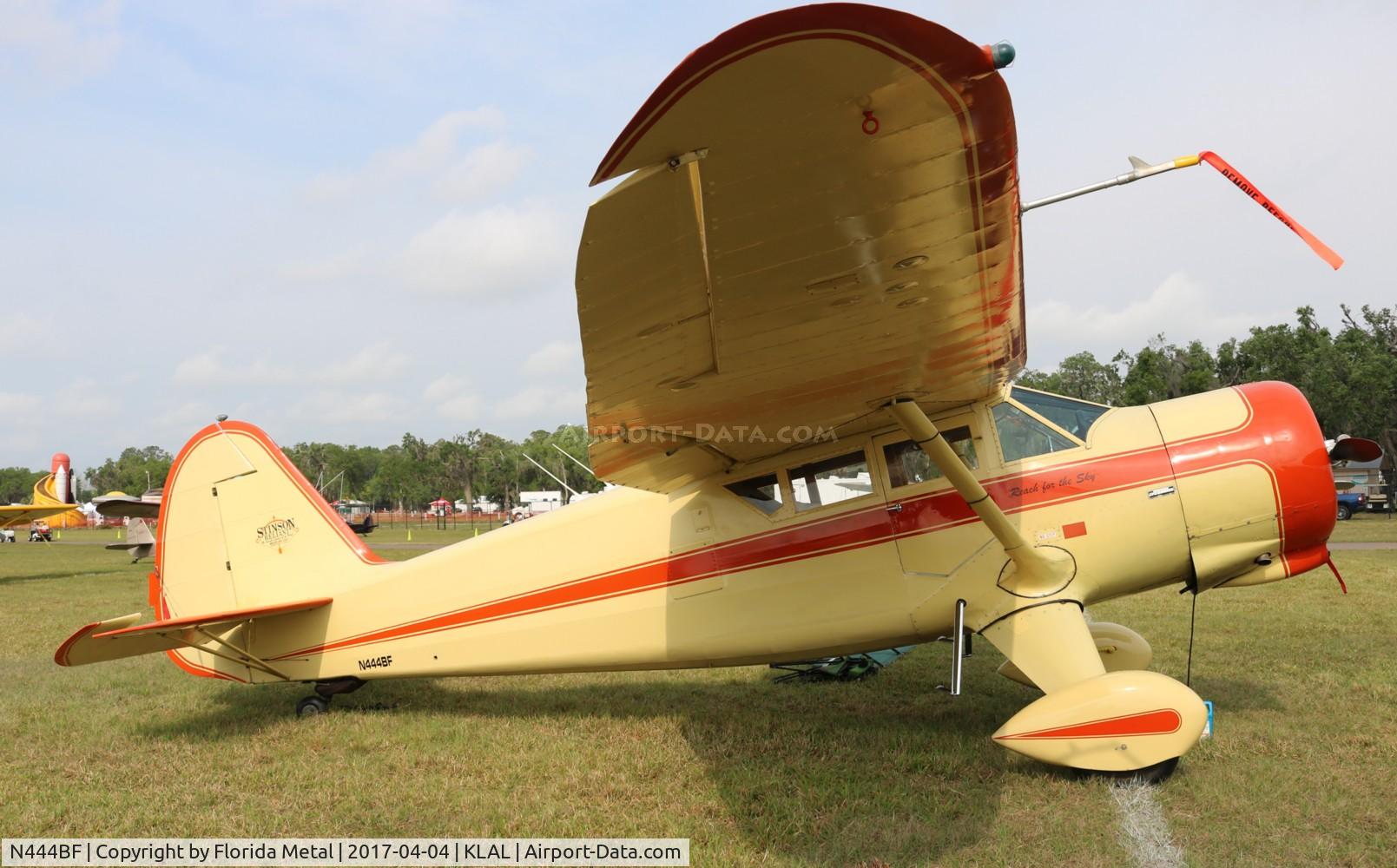 N444BF, 1947 Stinson V77 Reliant C/N 77-434, SNF 2017