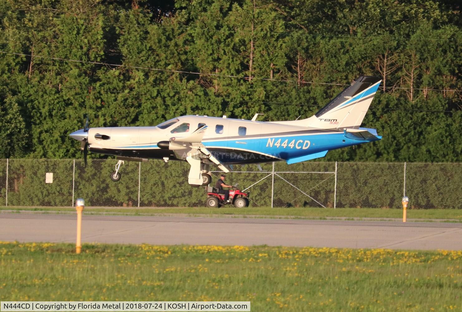 N444CD, 2017 Socata TBM-930 C/N 1166, OSH 2018
