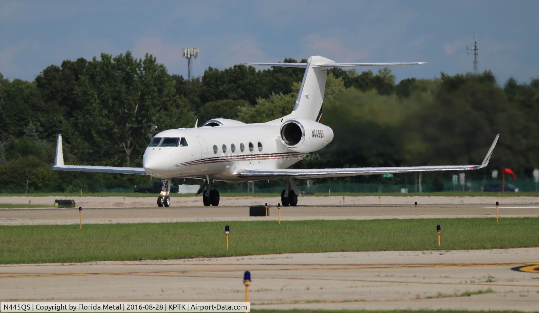 N445QS, 2006 Gulfstream Aerospace GIV-X (G450) C/N 4037, PTK 2016