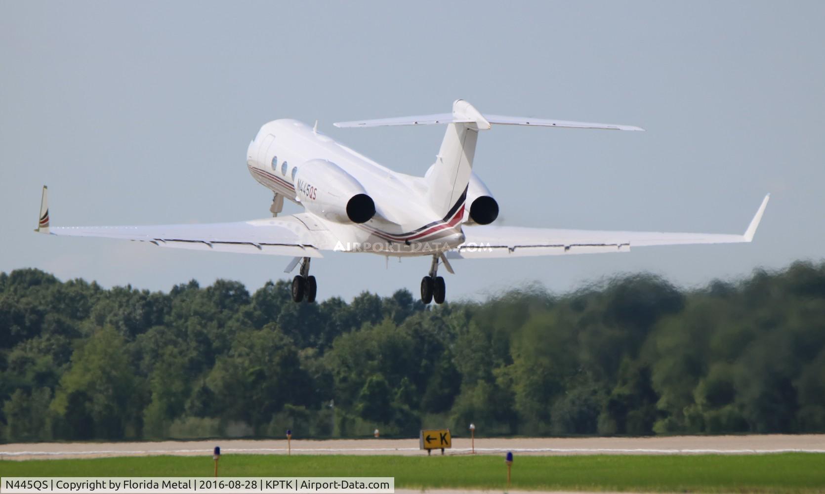 N445QS, 2006 Gulfstream Aerospace GIV-X (G450) C/N 4037, PTK 2016