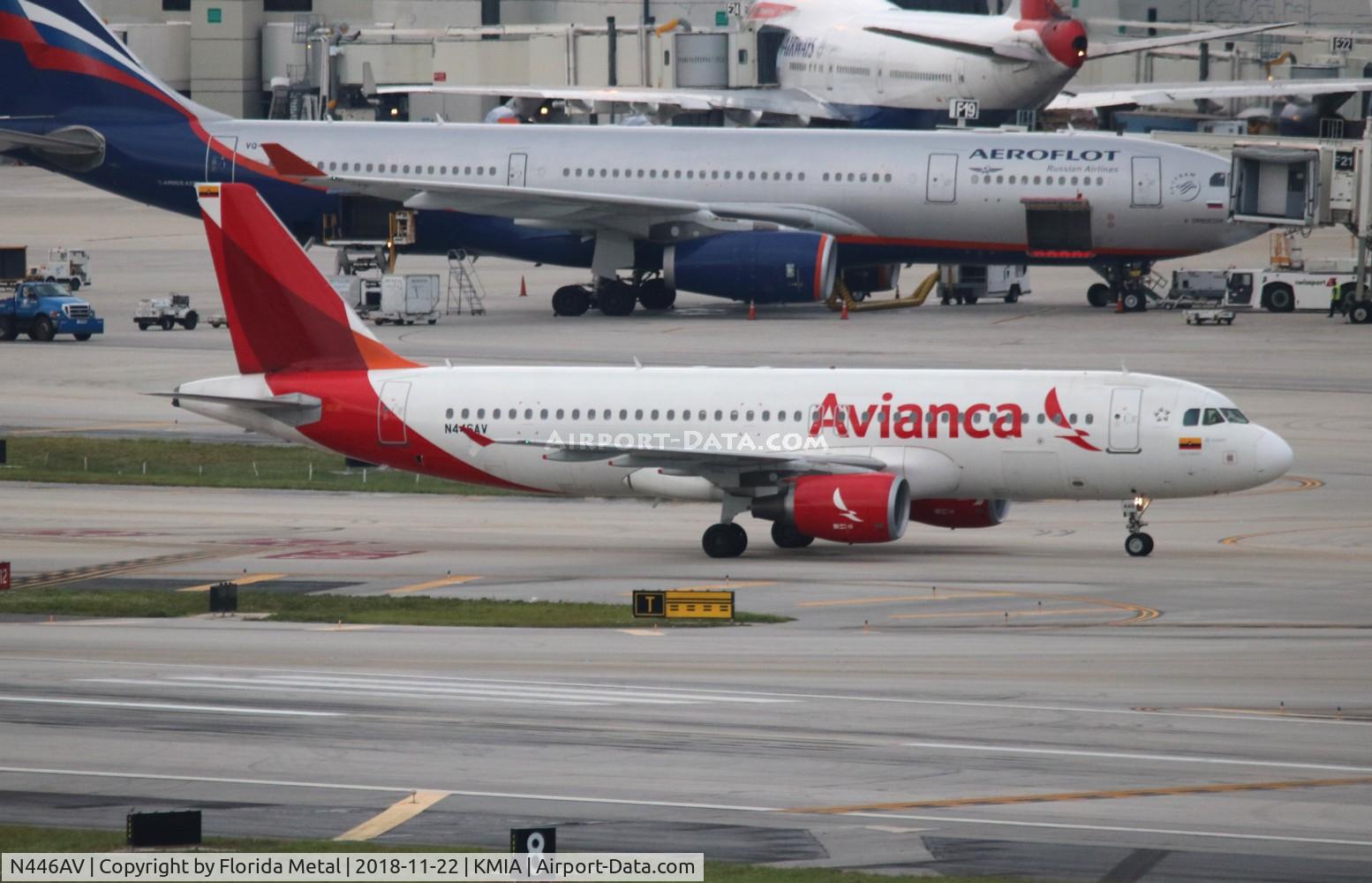N446AV, 2009 Airbus A320-214 C/N 4046, MIA 2018