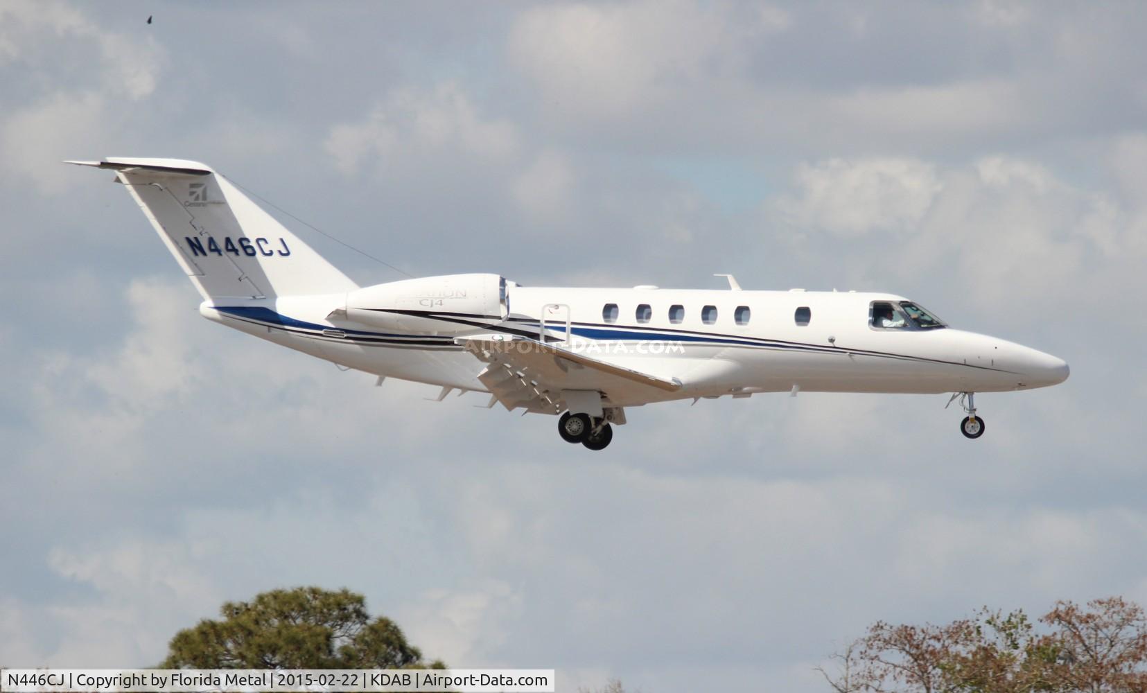 N446CJ, 2013 Cessna 525C CitationJet Cj4 CitationJet CJ4 C/N 525C-0046, DAB 2015